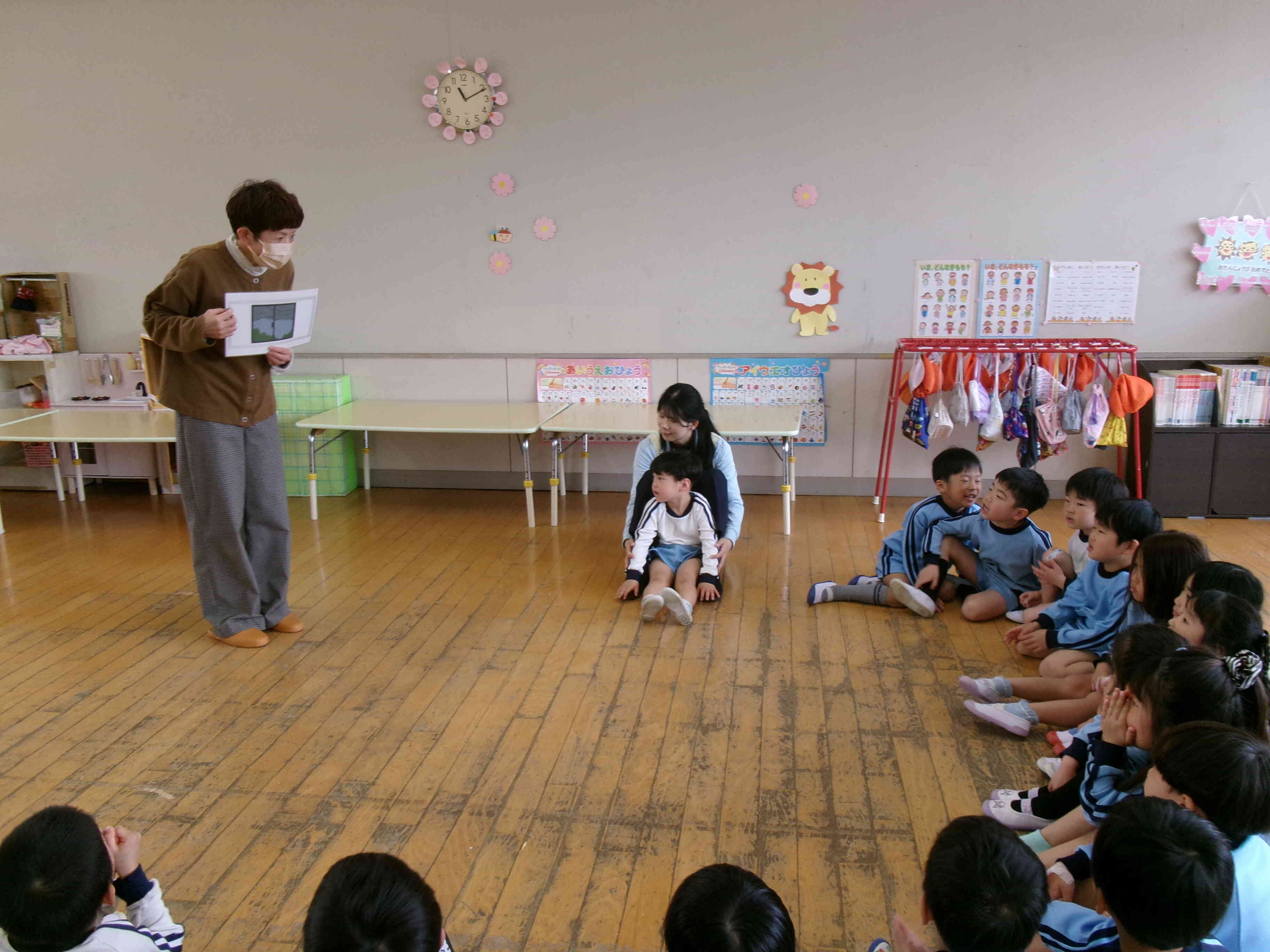 5歳児らいおん組では・・・