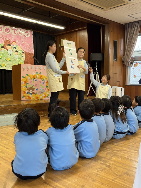 5歳児らいおん組も一緒に見ましたよ。