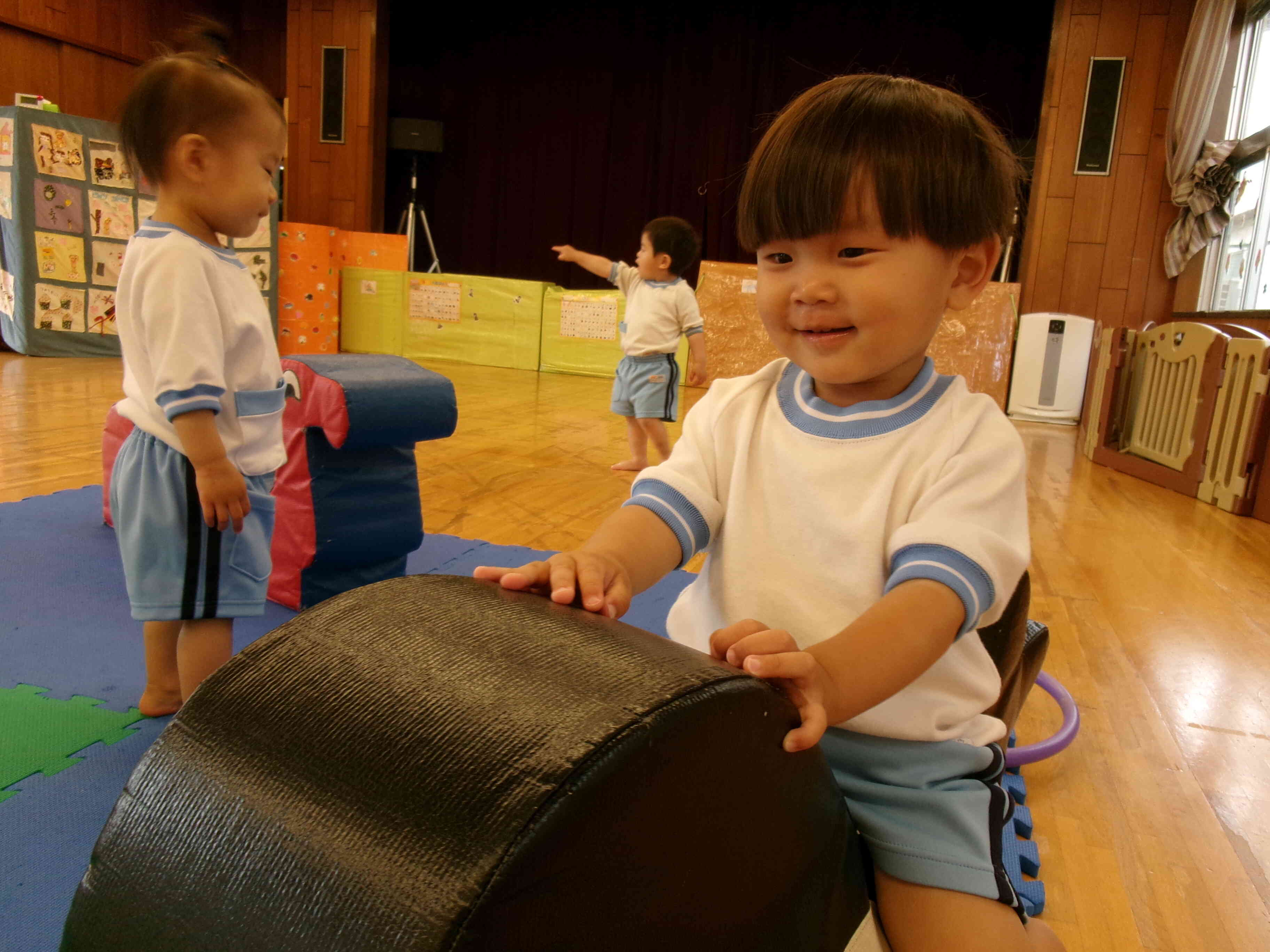 クジラさんに乗ったよ！