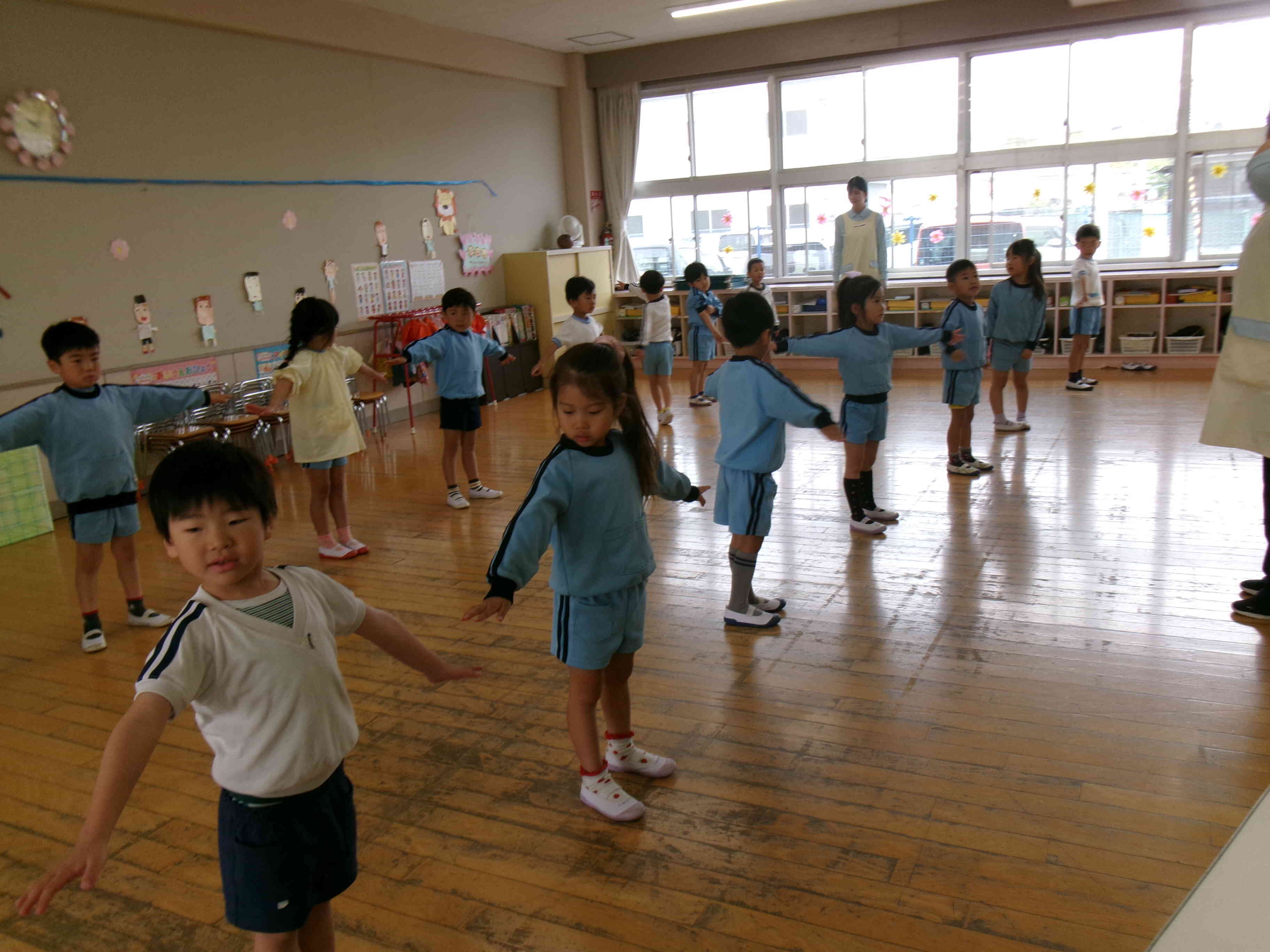 らいおんぐみのお部屋では・・・