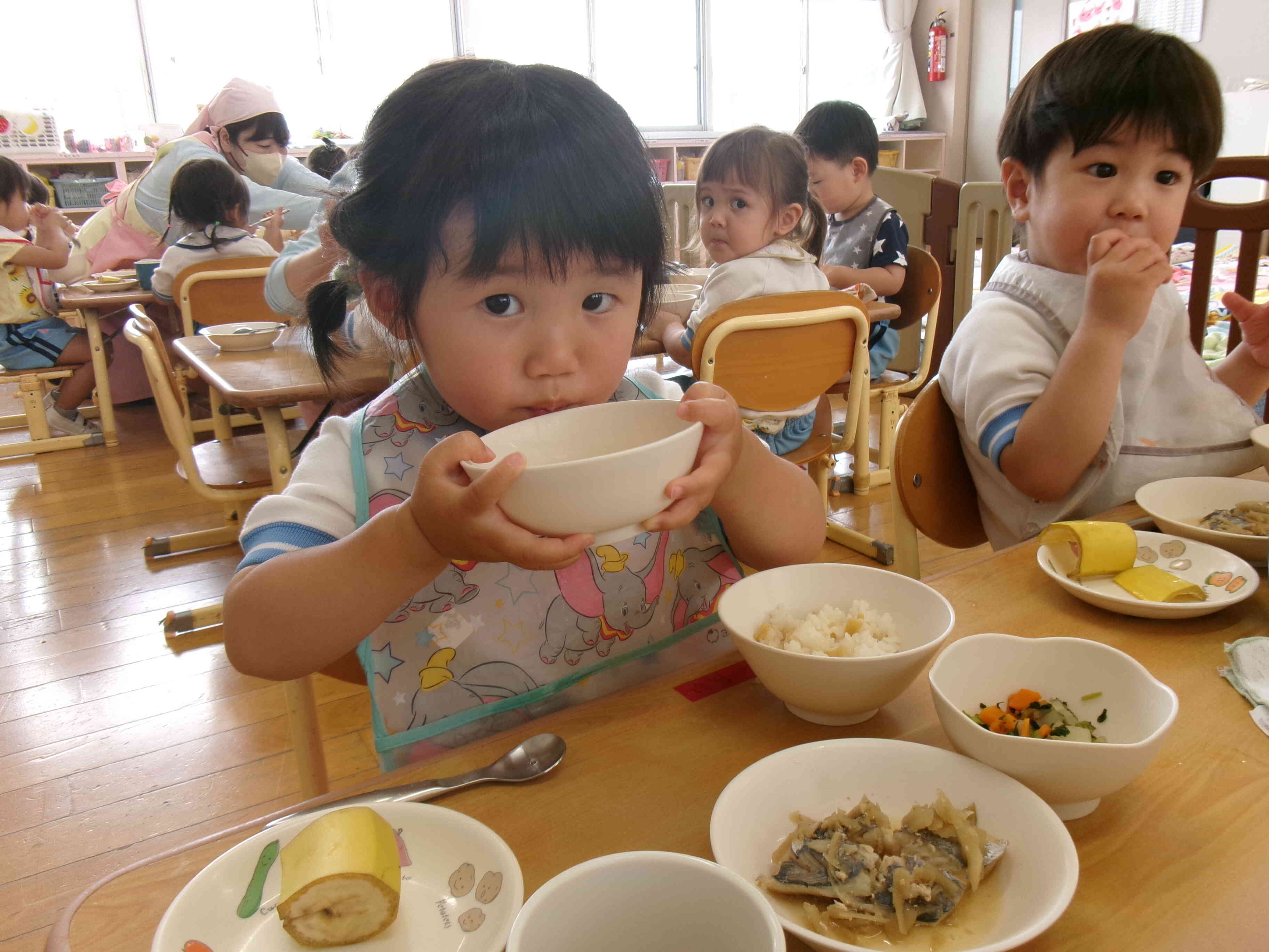 給食の様子