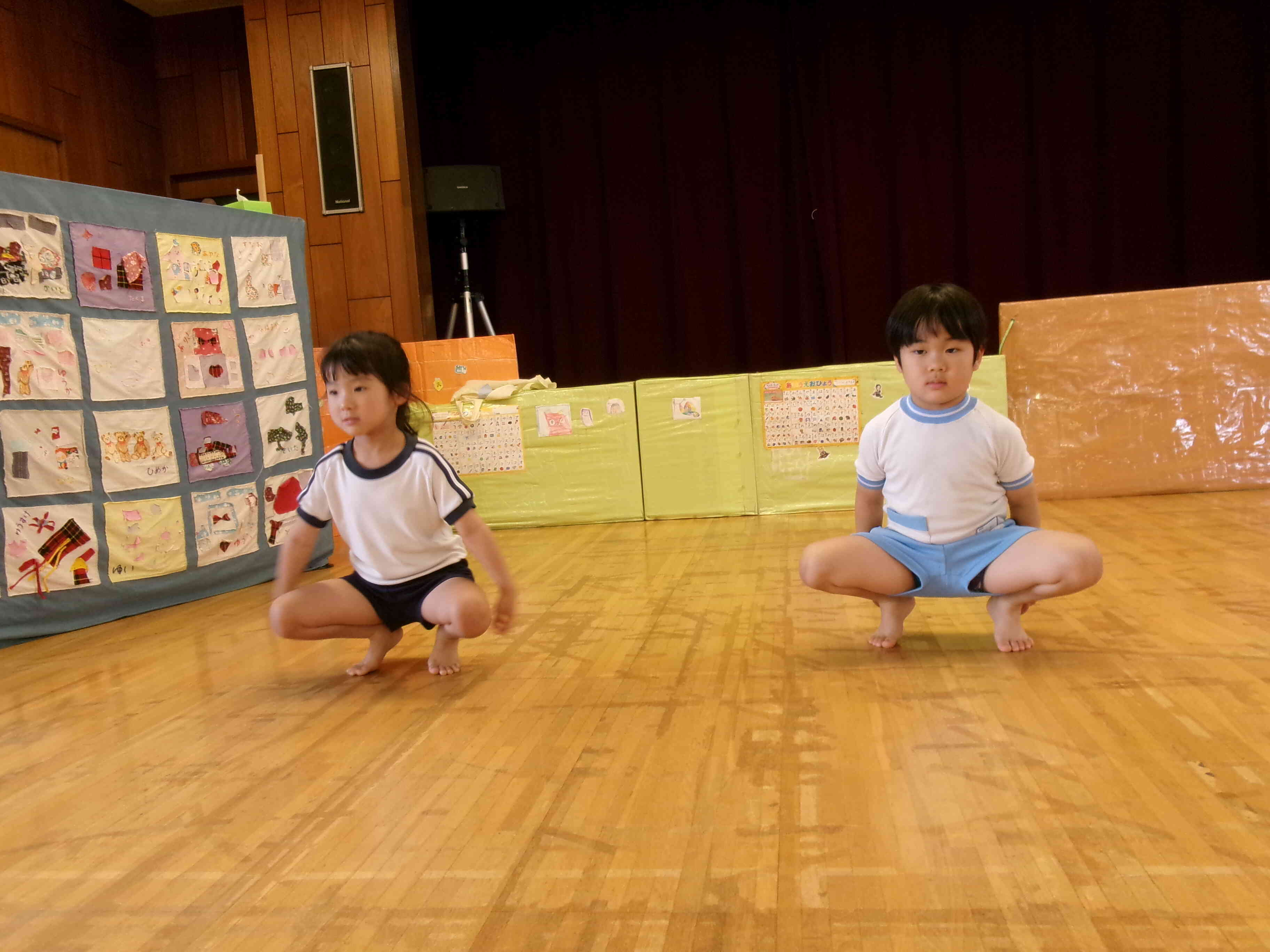 年長さんのあひる！姿勢もよくかっこいいです！