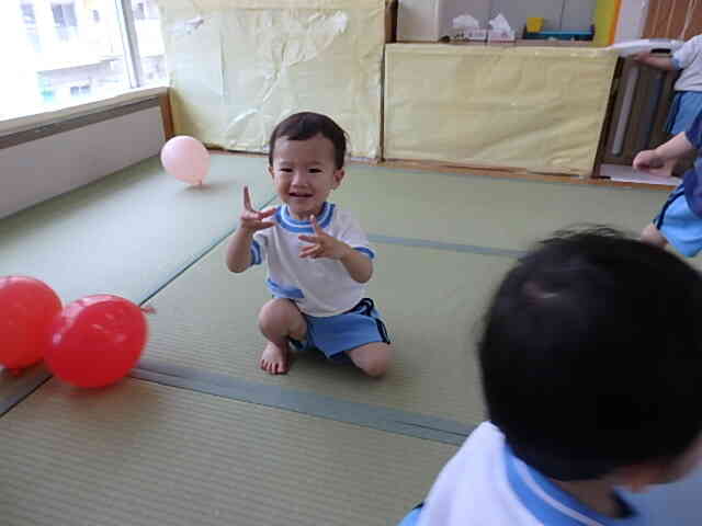 上手にピースできたよ！