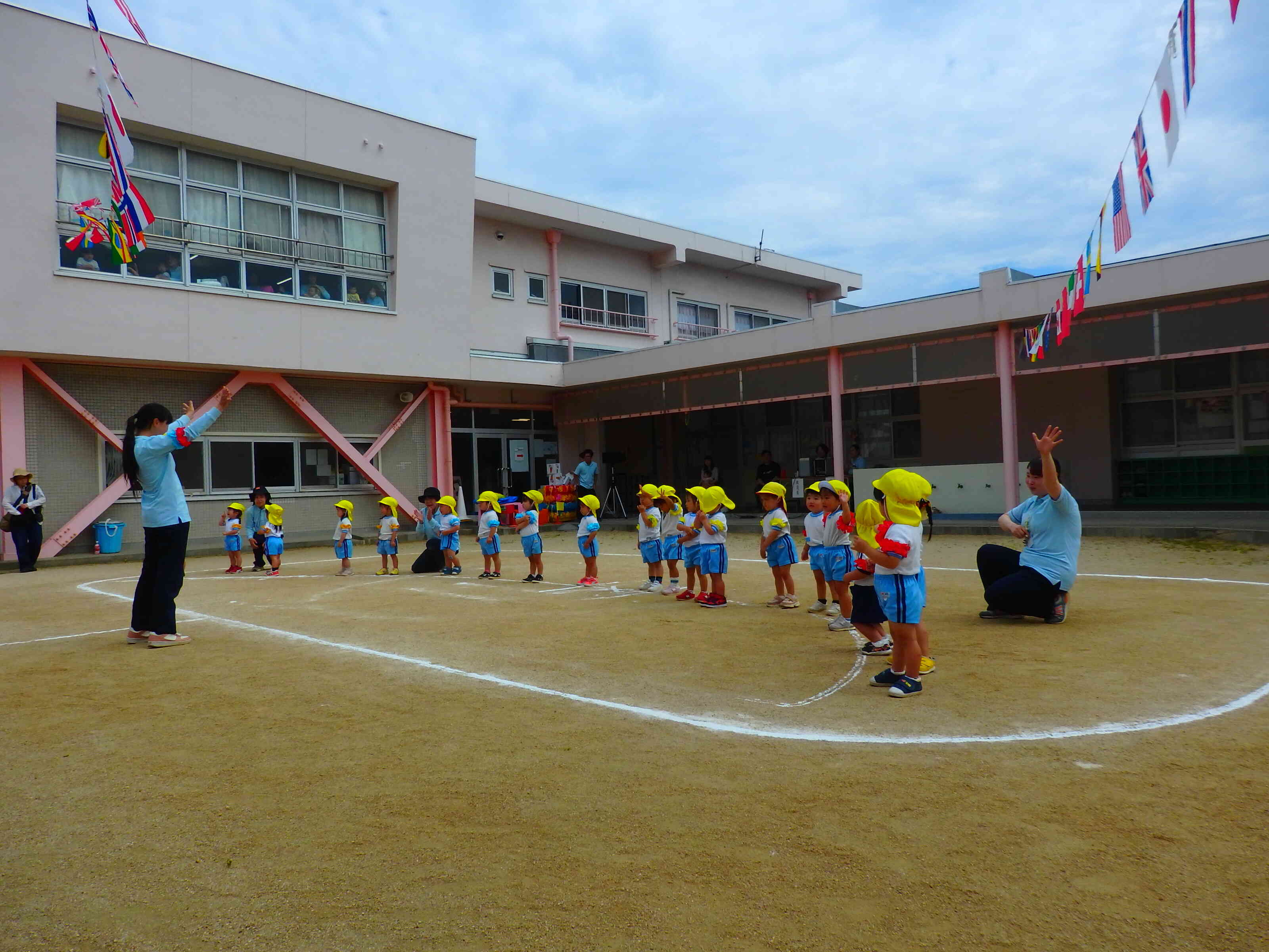 初めての運動会