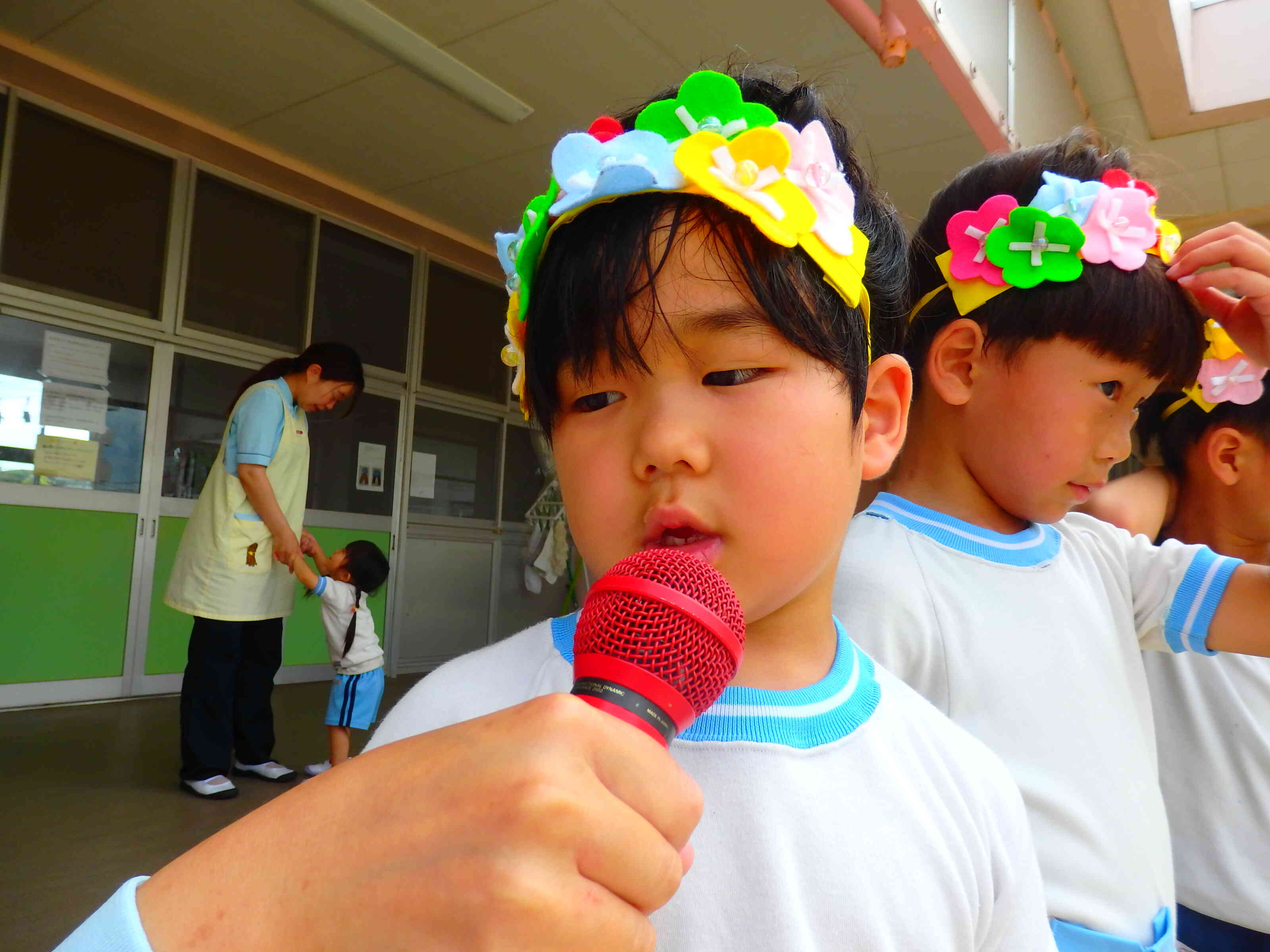 少し恥ずかしかったけど最後まで頑張ったよ！