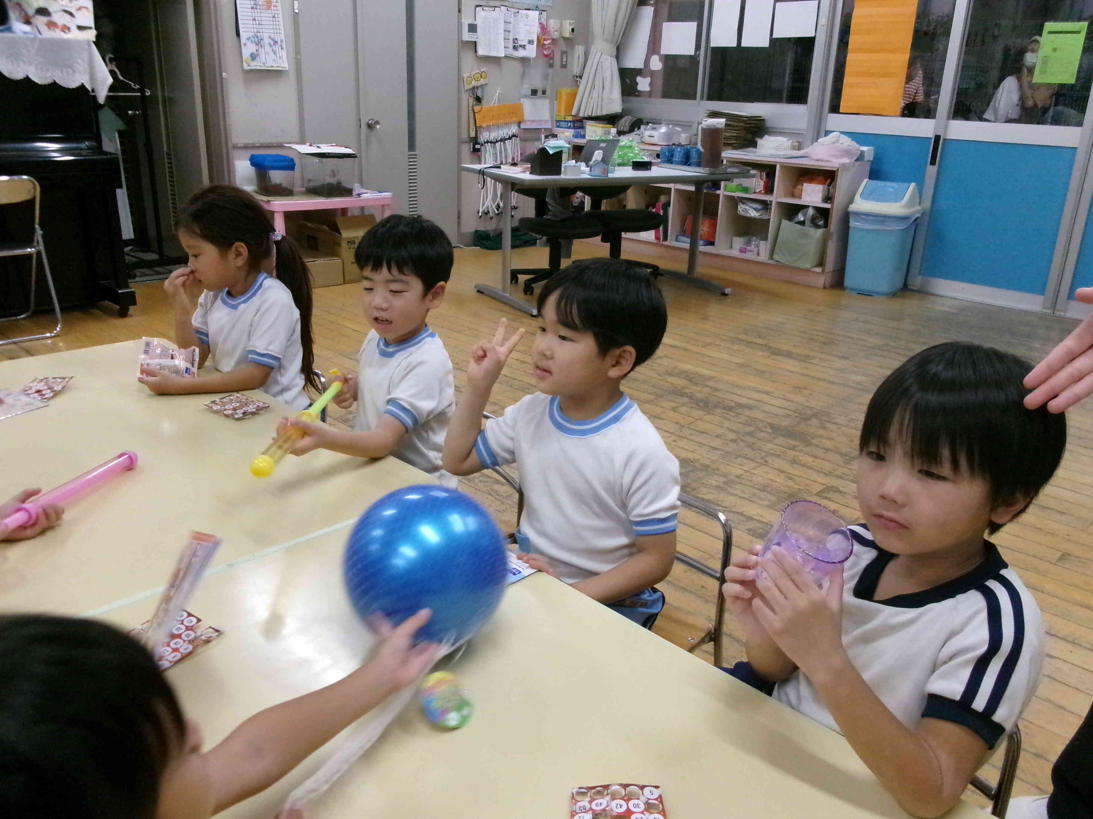 楽しみにしていたビンゴ大会