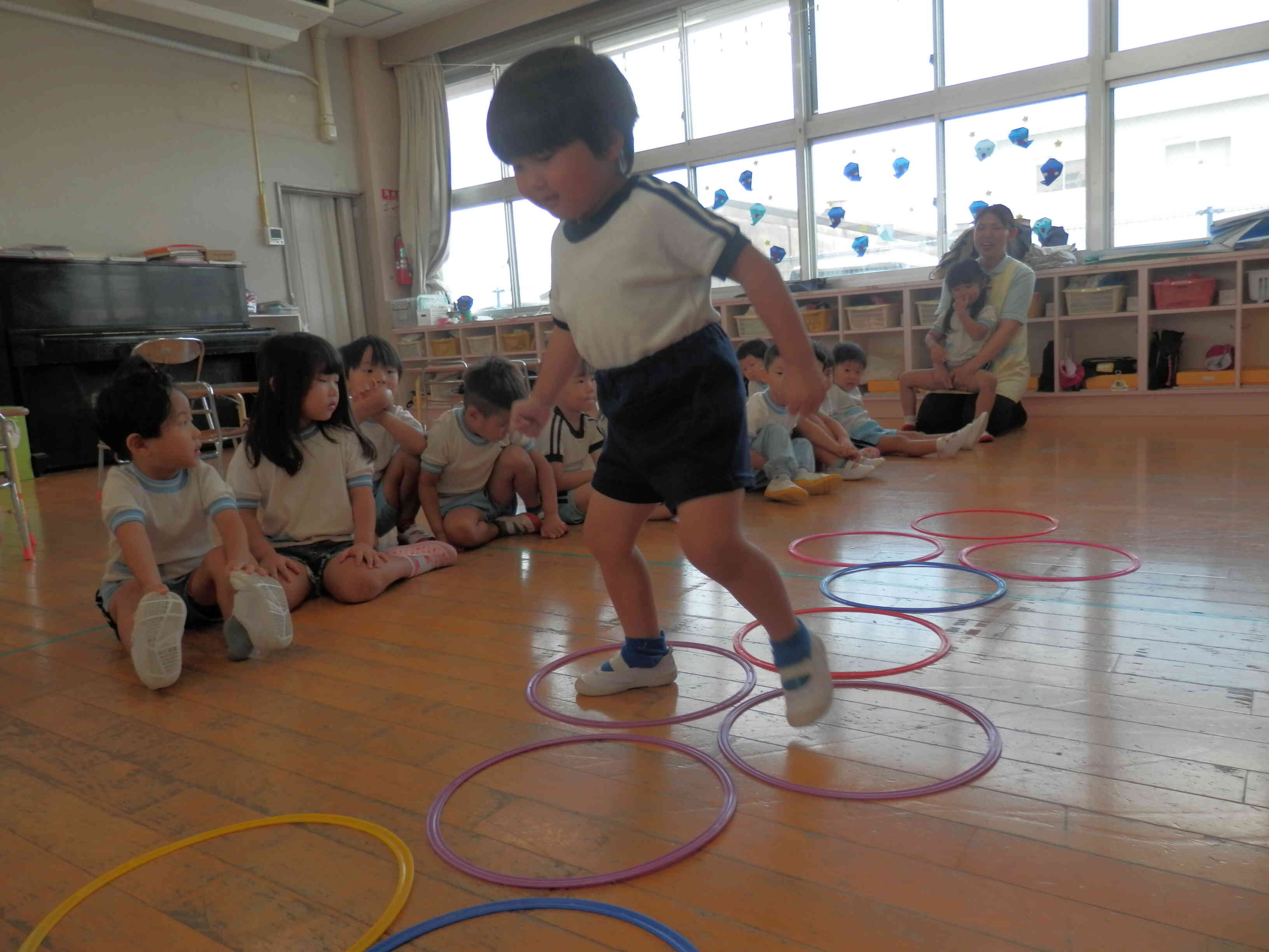 CIRさんと一緒に遊んだよ♪　3歳児