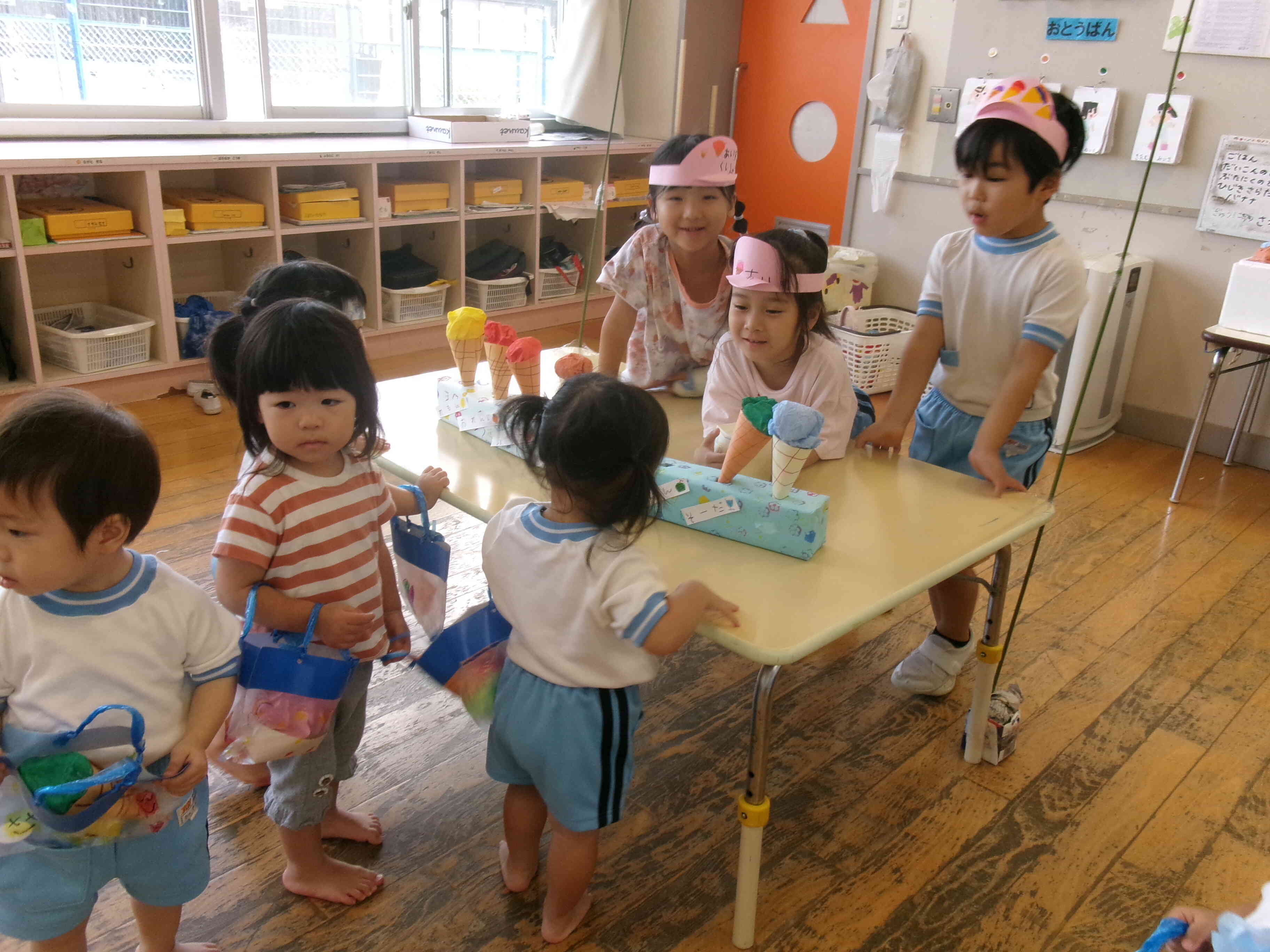 【異年齢交流】りす組さんとお買い物ごっこ