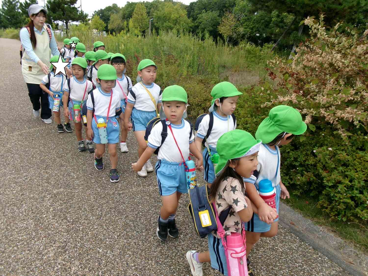 たくさん歩いたよ!