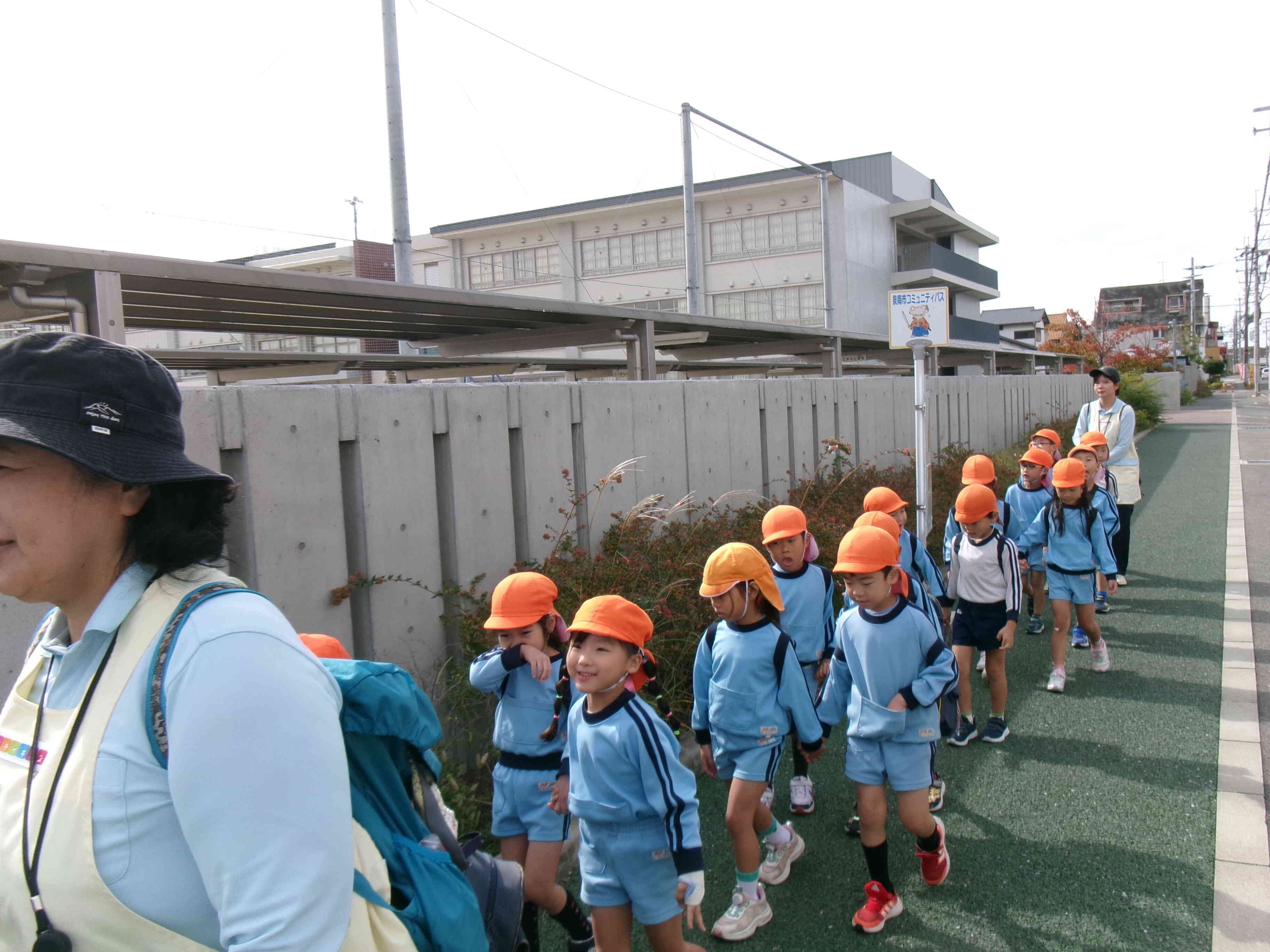 保育園までの道のり、体育祭の話で盛り上がりました！