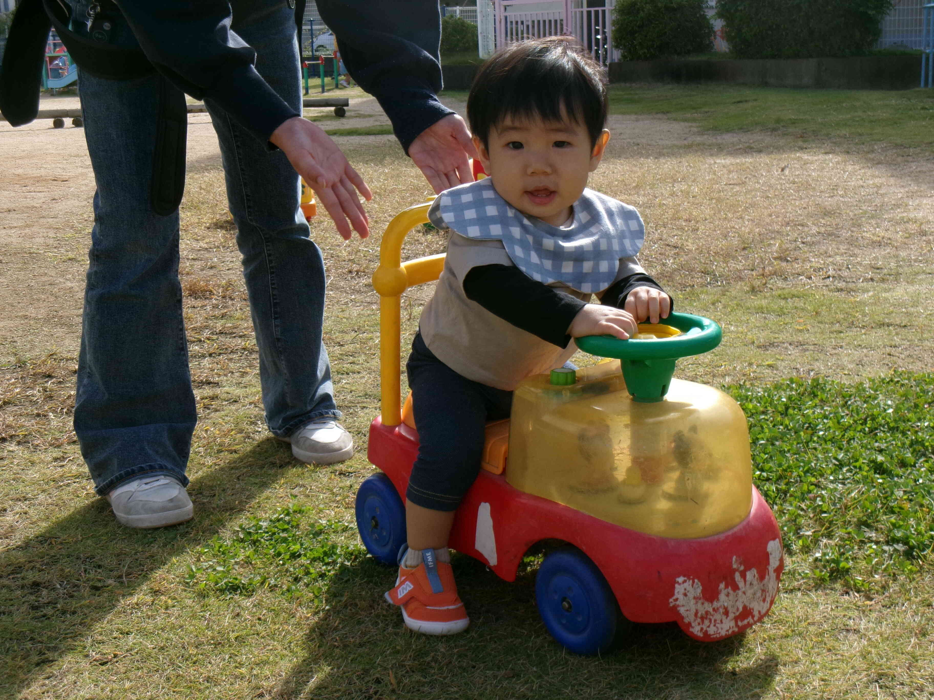 コンビカーはかっこよく乗れるよ！