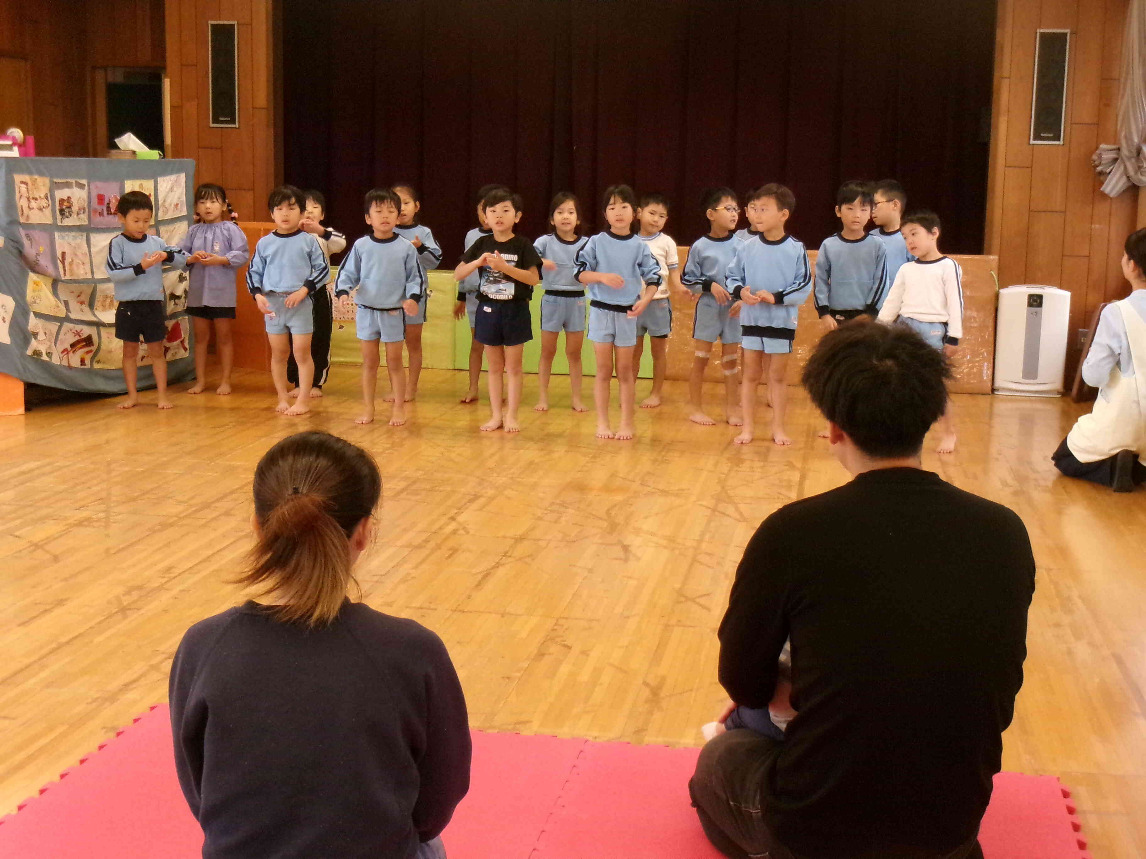 5歳児さんの歌はとっても楽しく聴けたね♪