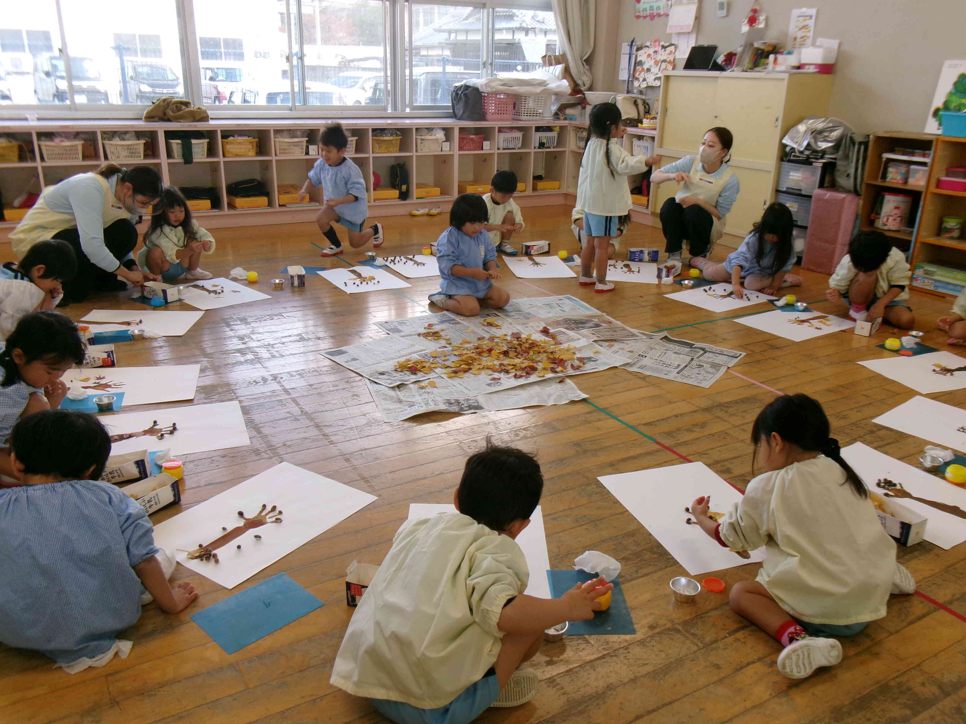 どんな秋の木ができたかな？