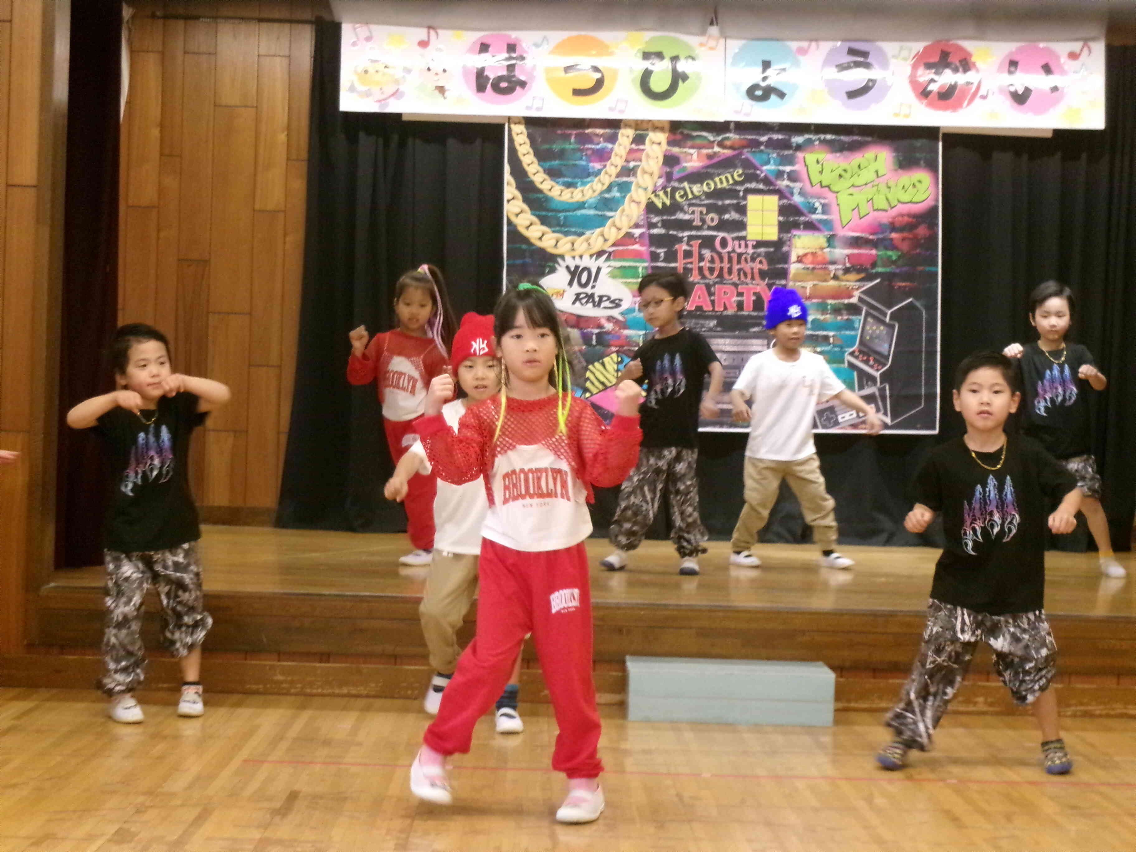 年長さんのHip-Hopで！かっこよくきまっています！