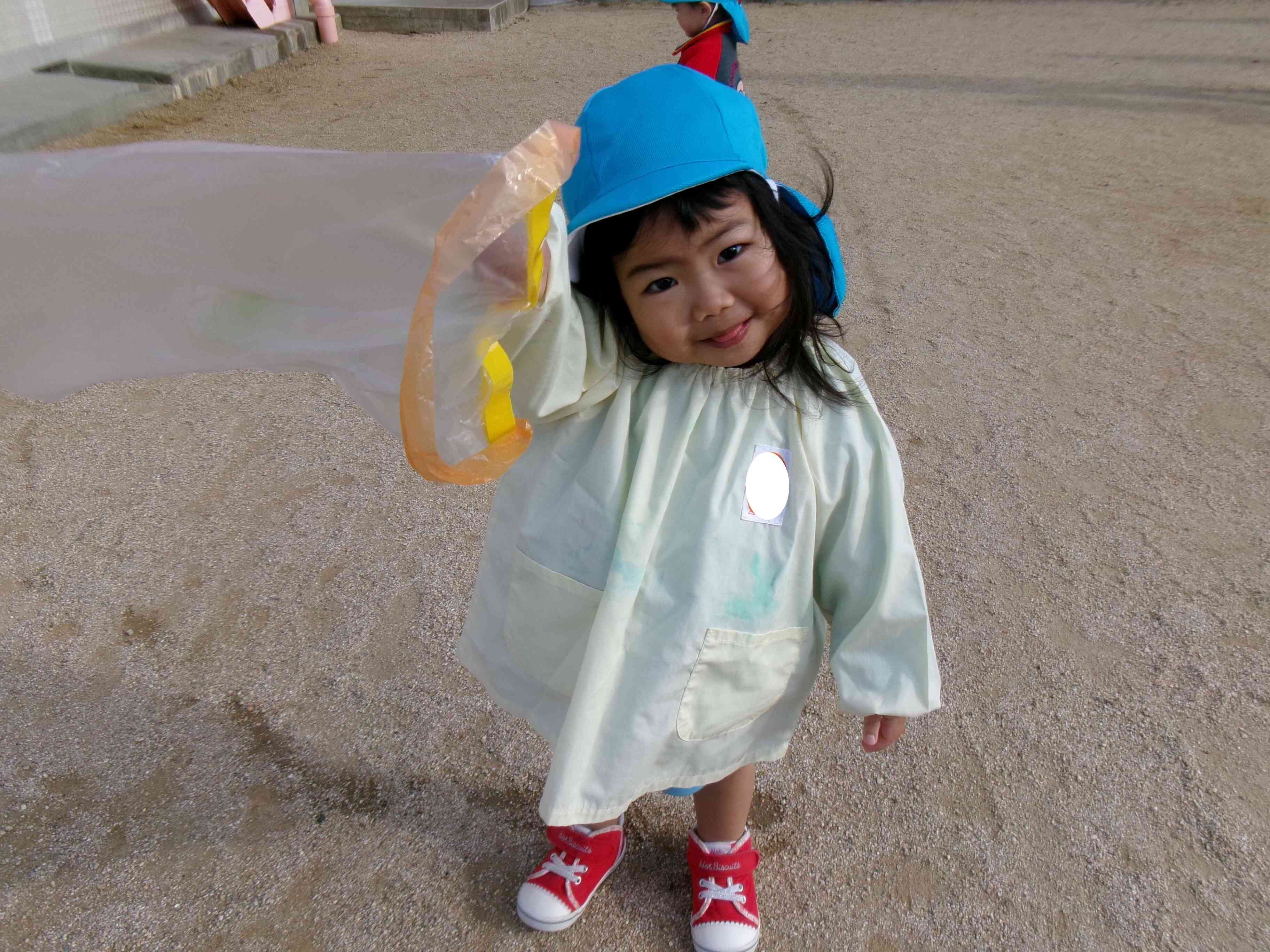 上手にあげられたよ！