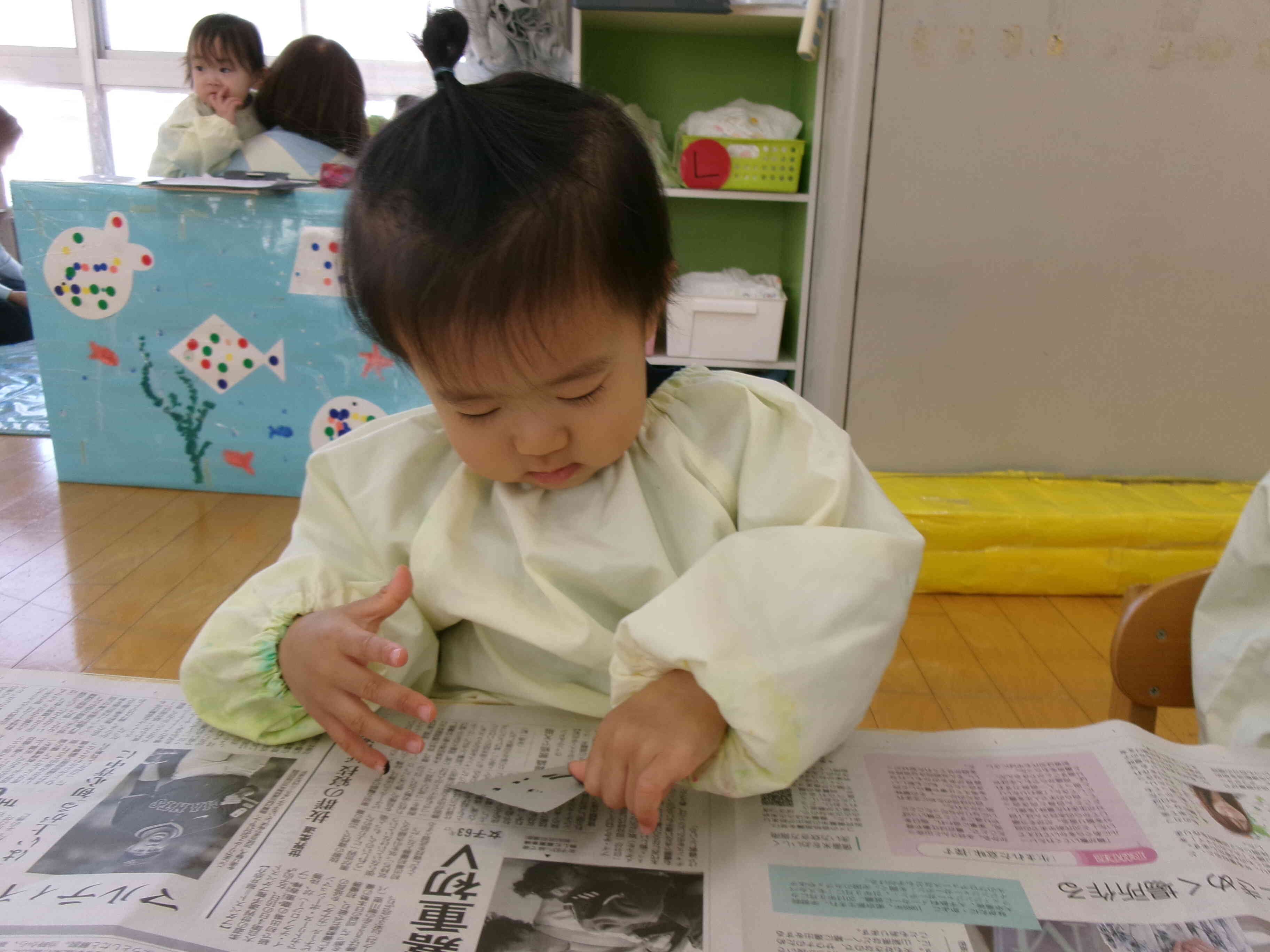 親指でもトントン！