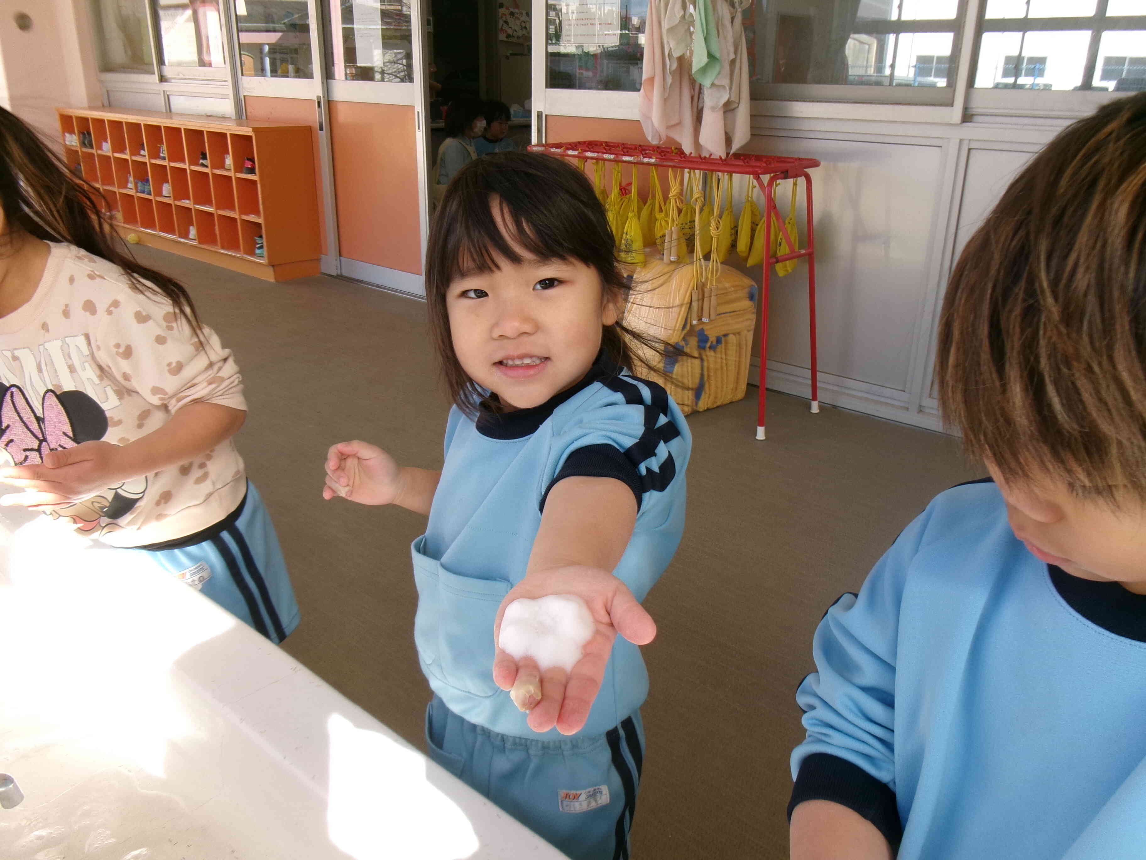 キレイなお花になったよ！洗うのがもったいないなぁ～