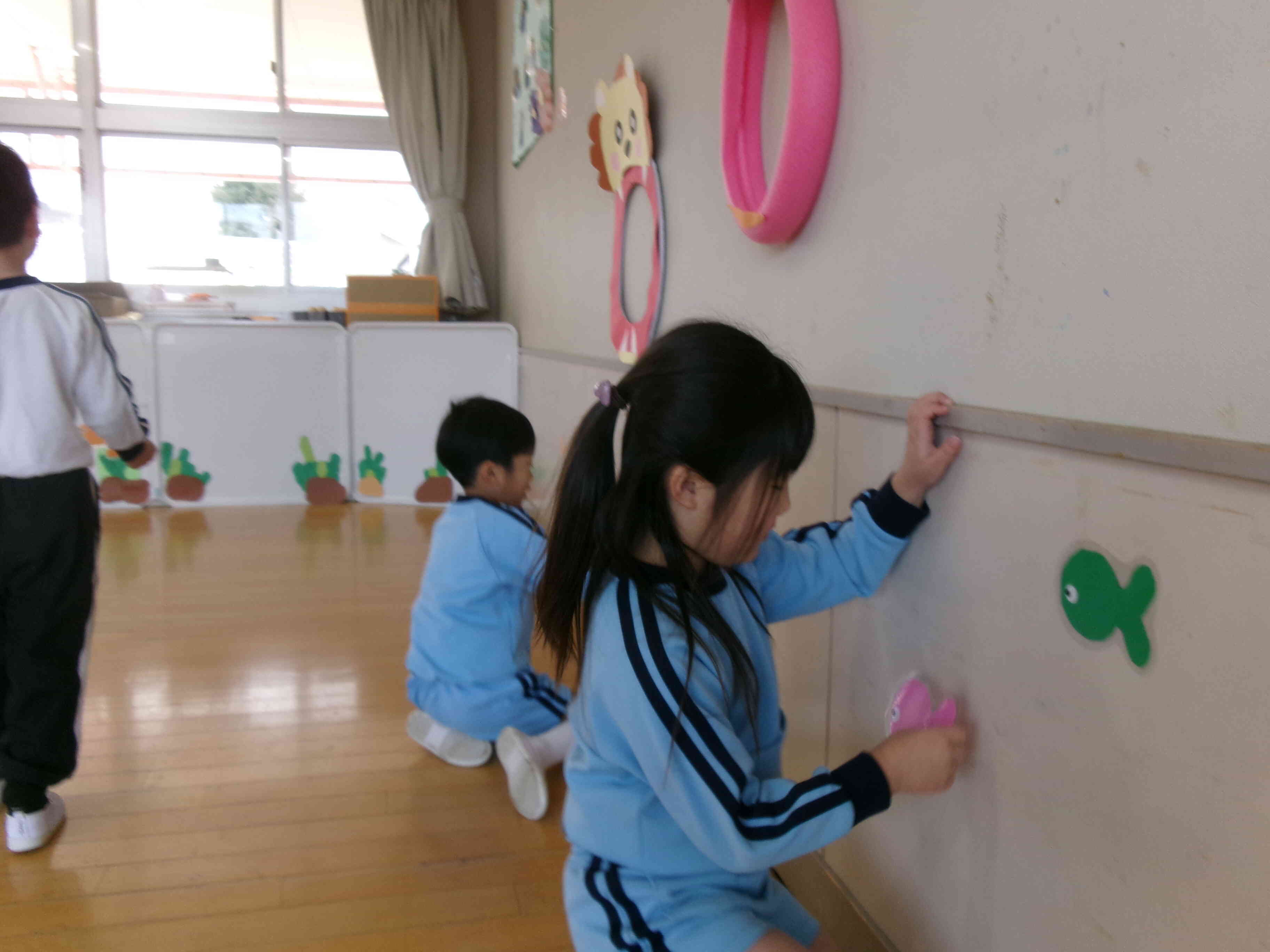 きんぎょここでいいかなぁ～。