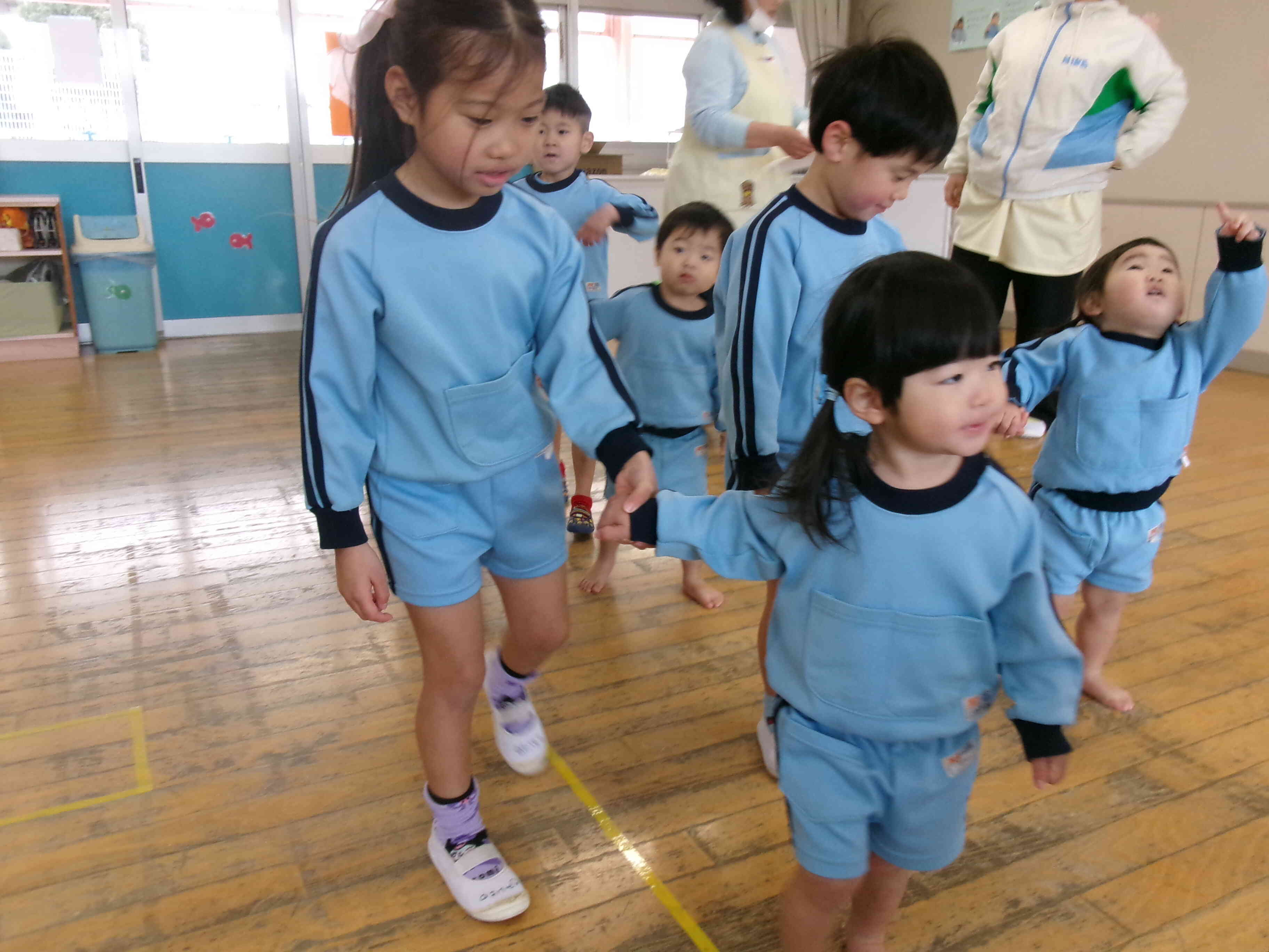 １日目は、くるみチームが遊びに行かせてもらったよ。