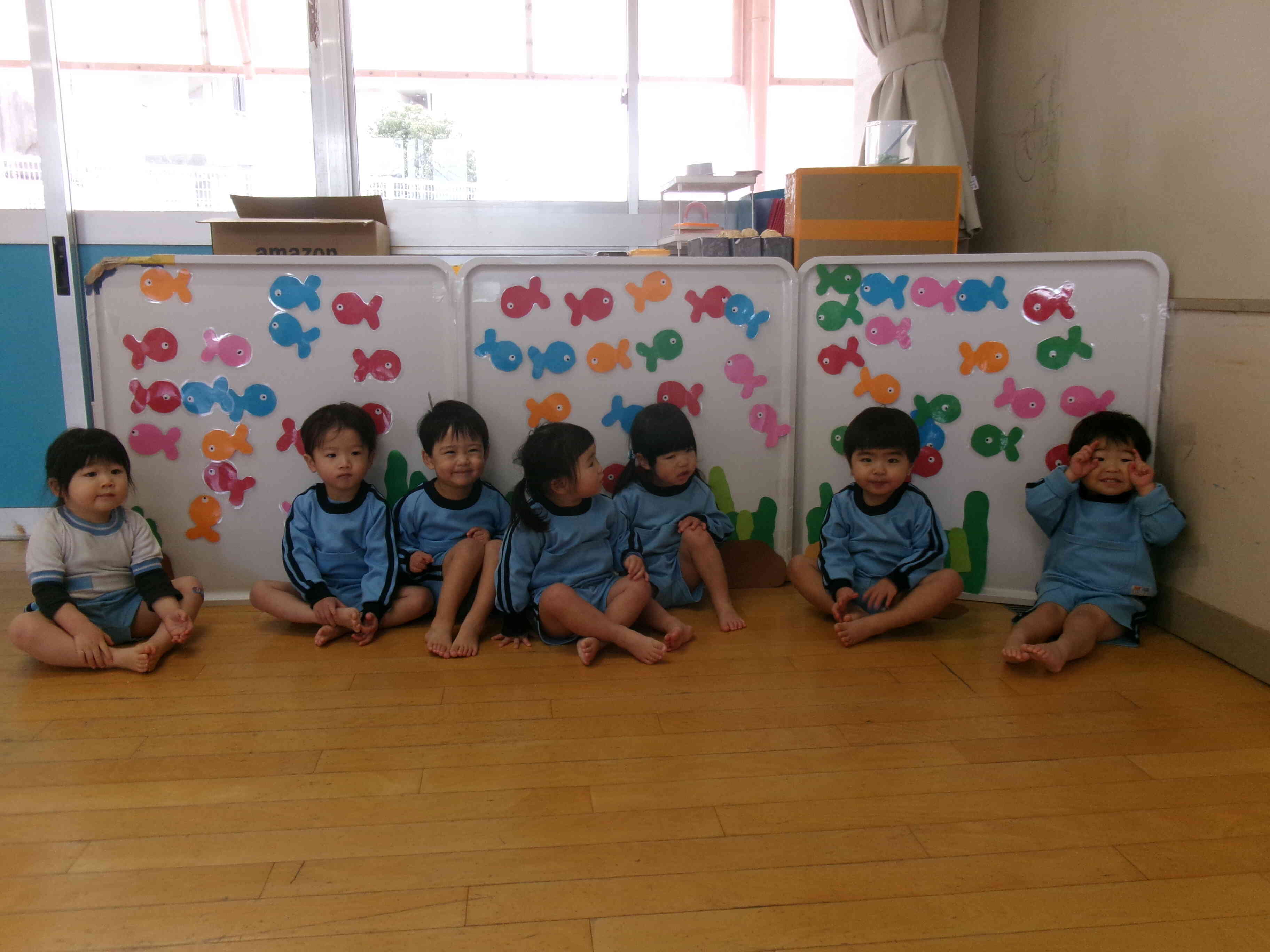 異年齢交流（らいおん組とりす組）