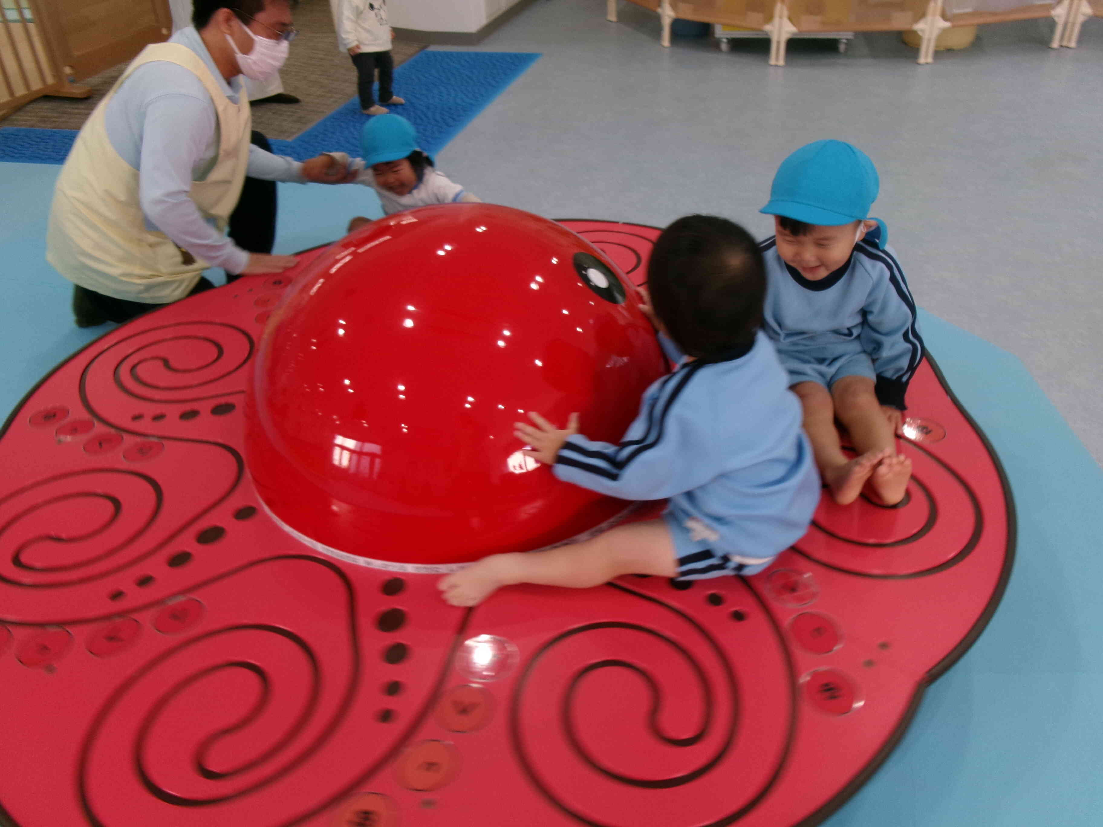 たこさんクルクル楽しいな♡