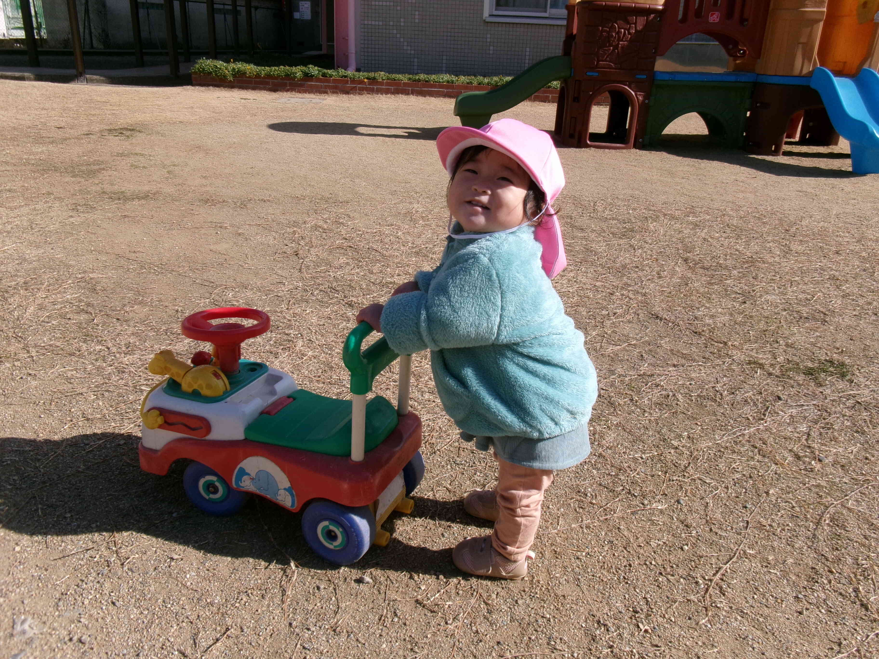 おひさまが気持ちいい♬