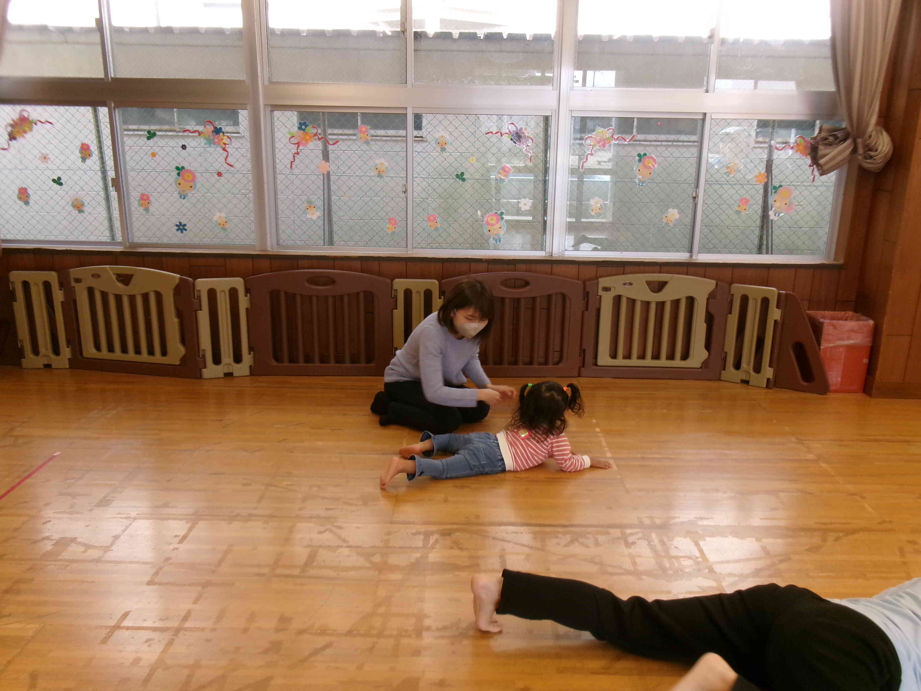 ワニさん？？どんな感じ？お母さんに聞きながら頑張ります！！