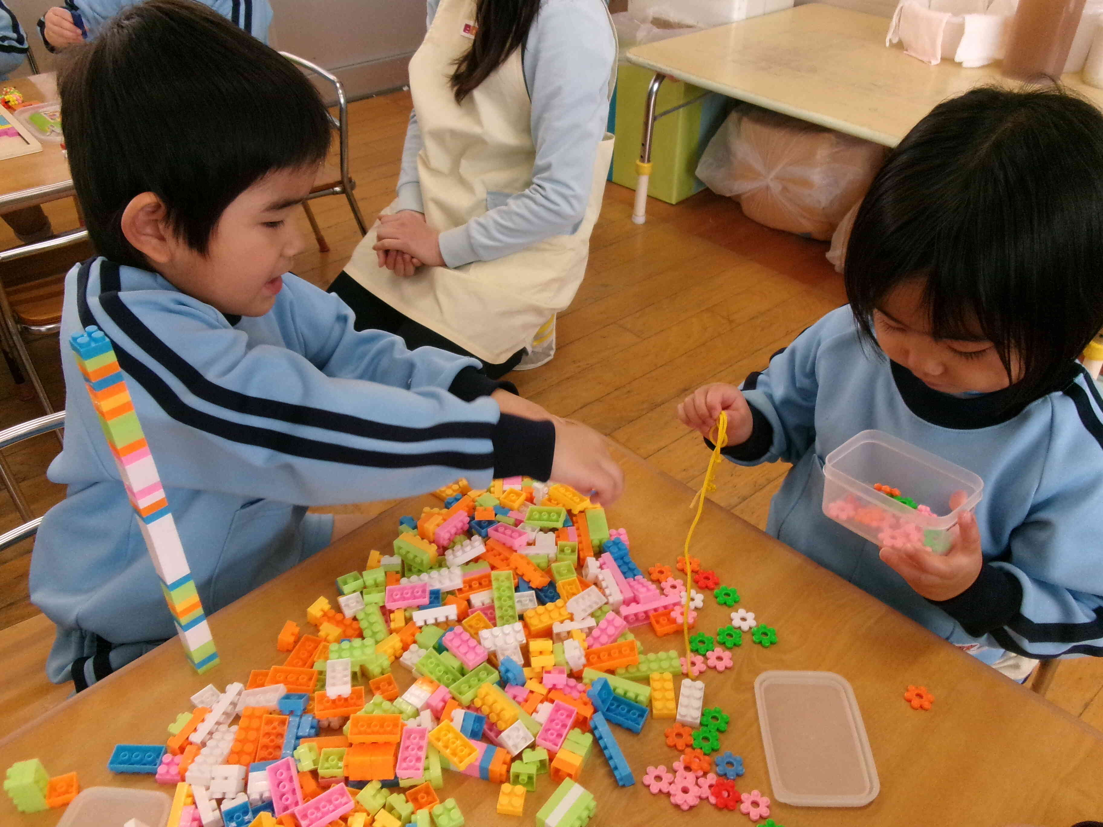 完成したものを見せ合いっこ♬