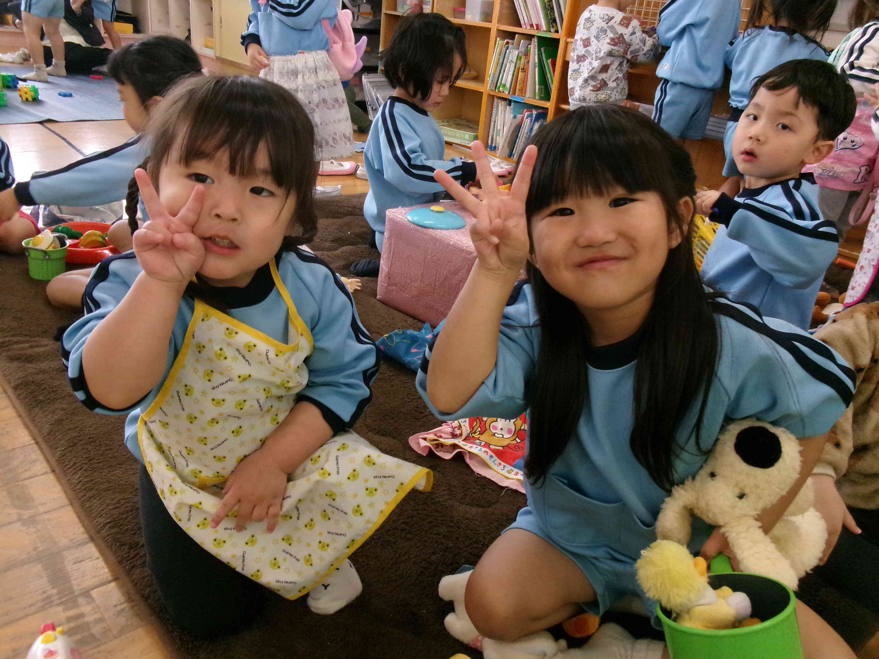 異年齢交流をしたよ【ぱんだ組＆うさぎ組】