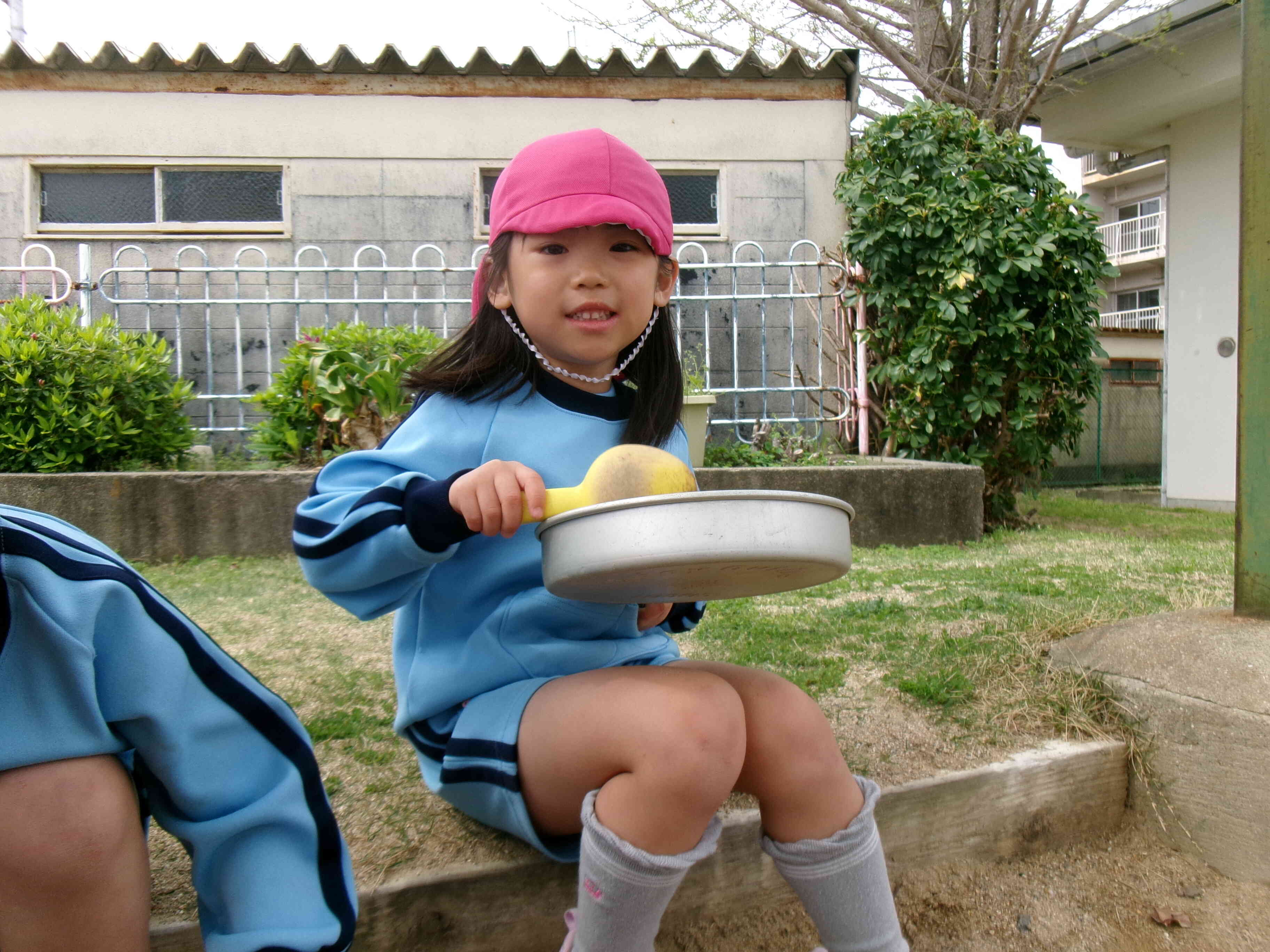 砂場で遊んだよ