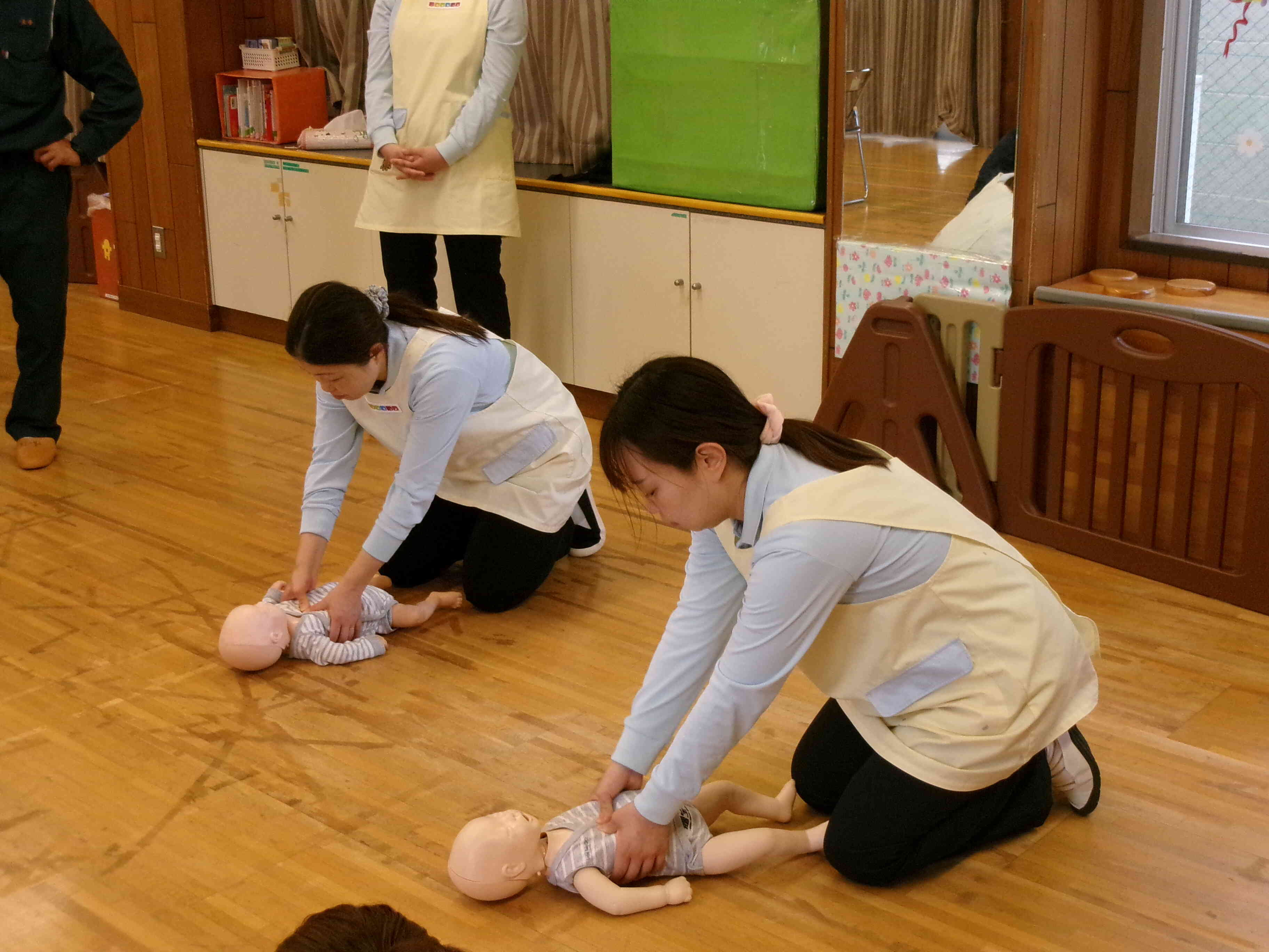 乳幼児の心肺蘇生法を学ぶ！