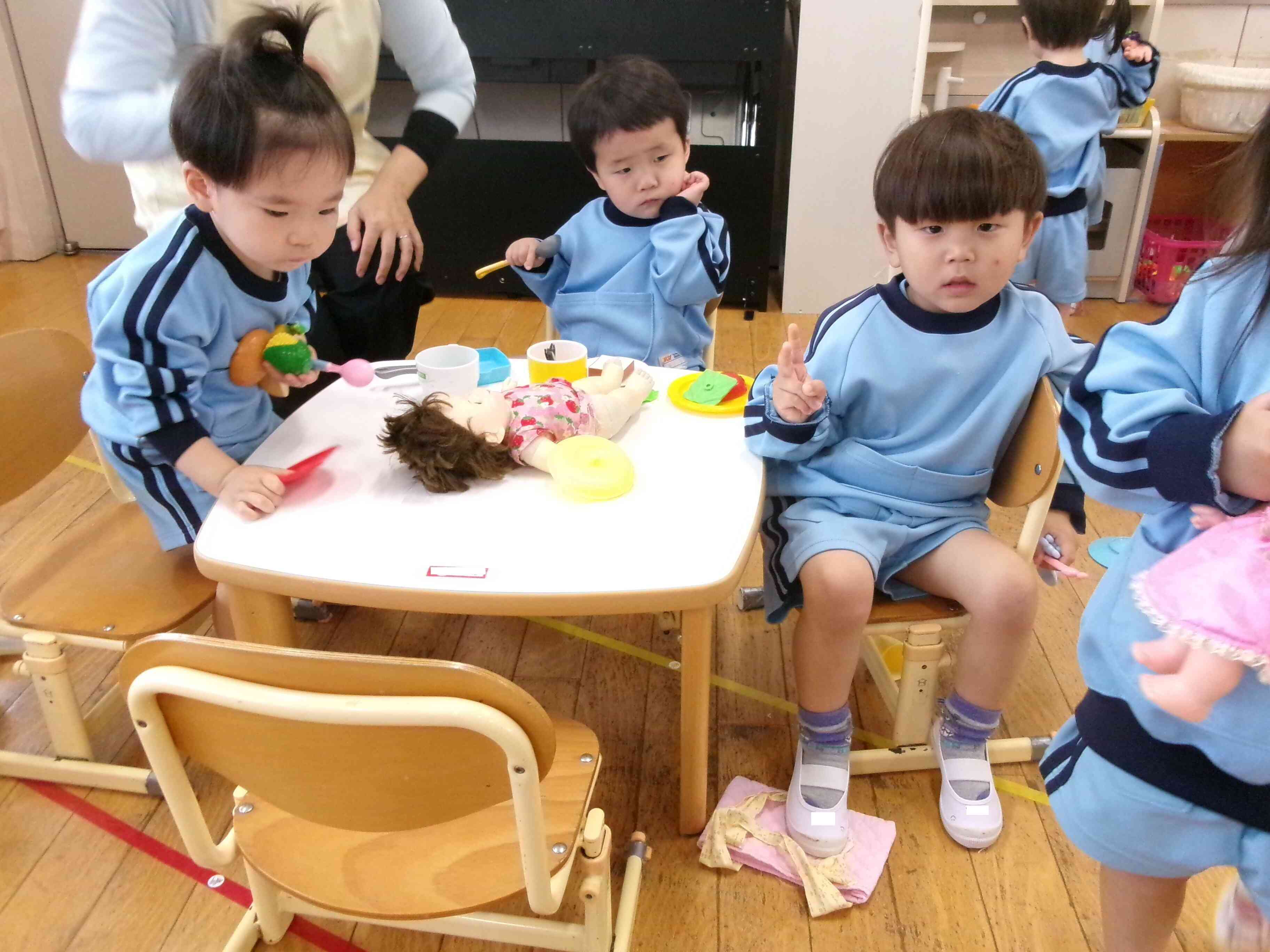 おままごとで遊んだよ