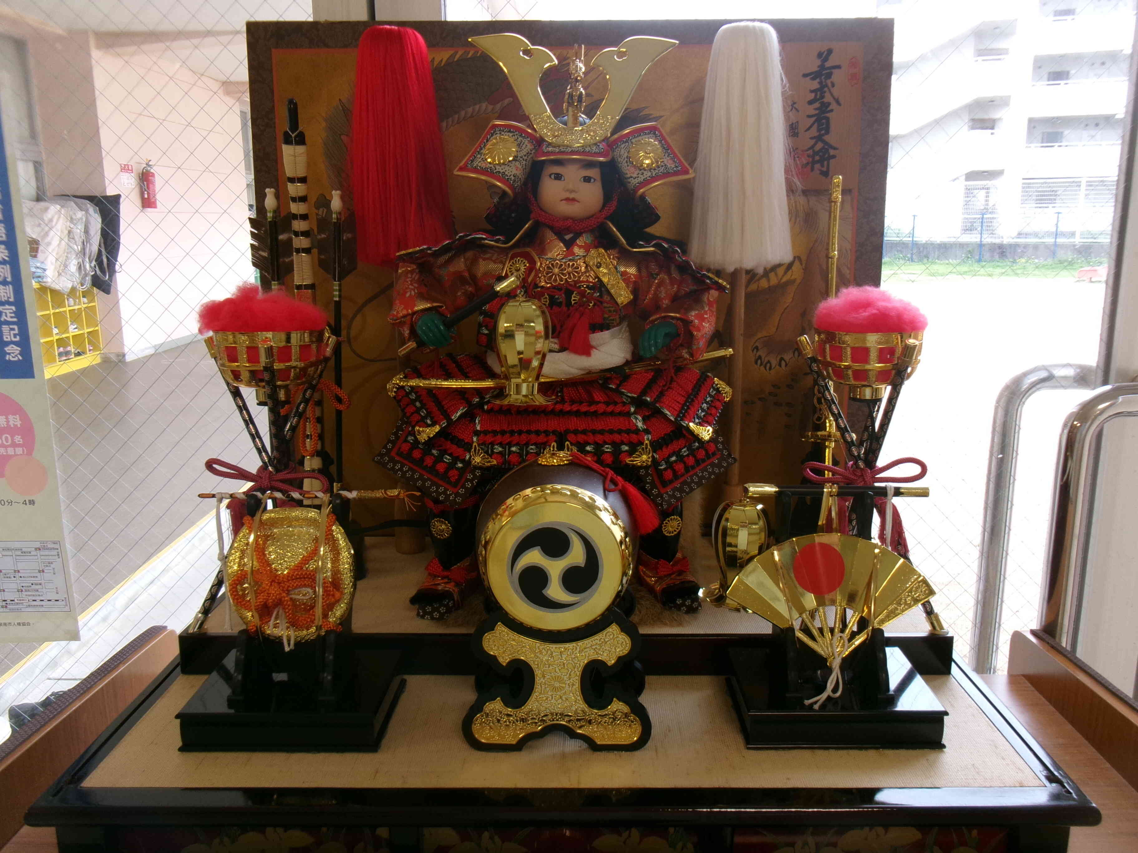 今年は、兜も飾りました☆