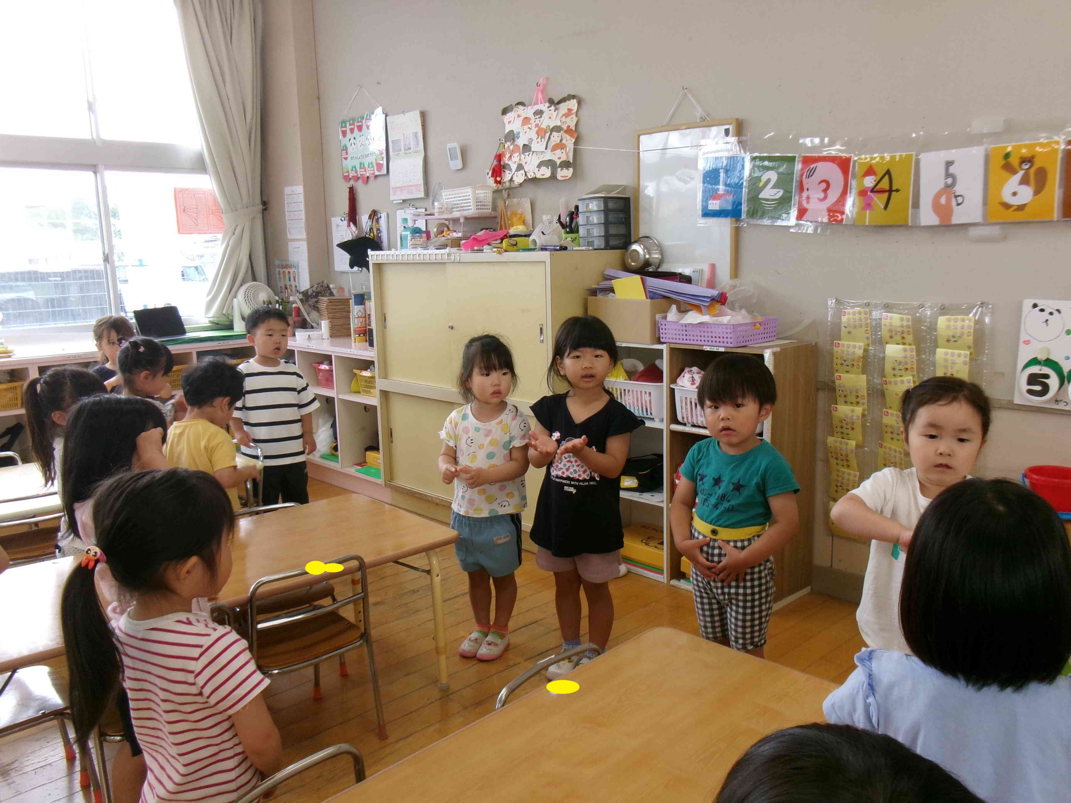 お当番活動を頑張っているよ！