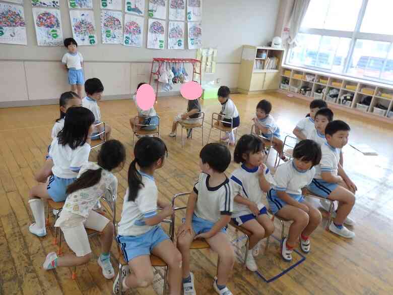 椅子取りゲームをしたよ