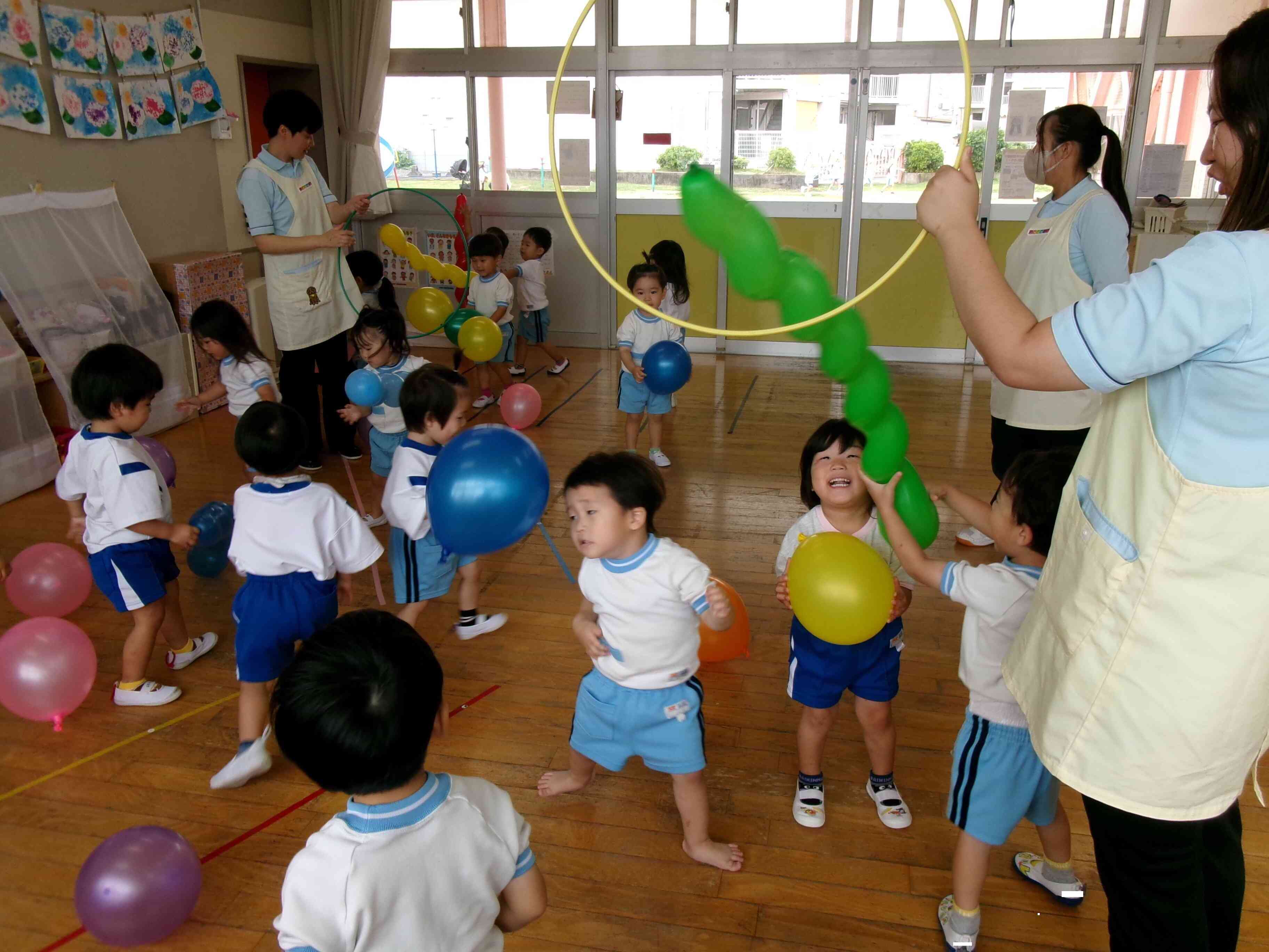風船遊び☆