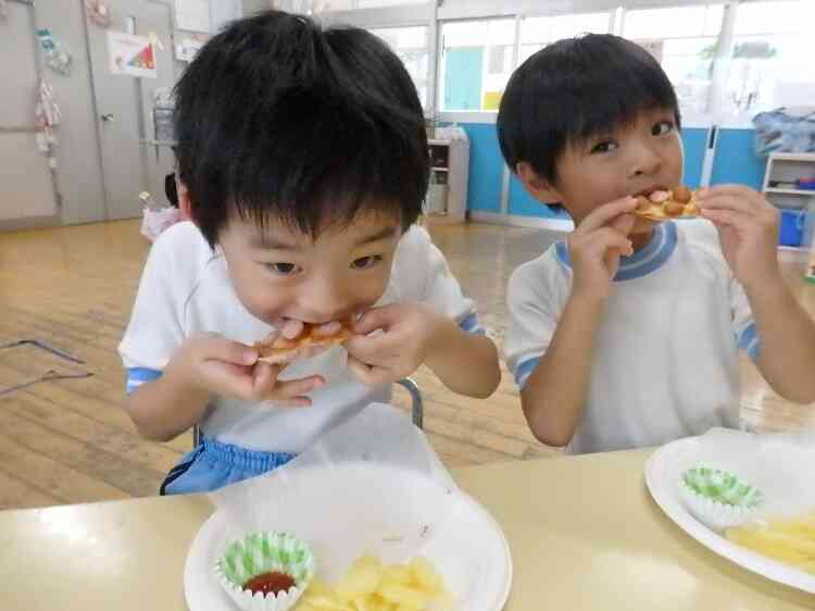 ピザいただきまーす！