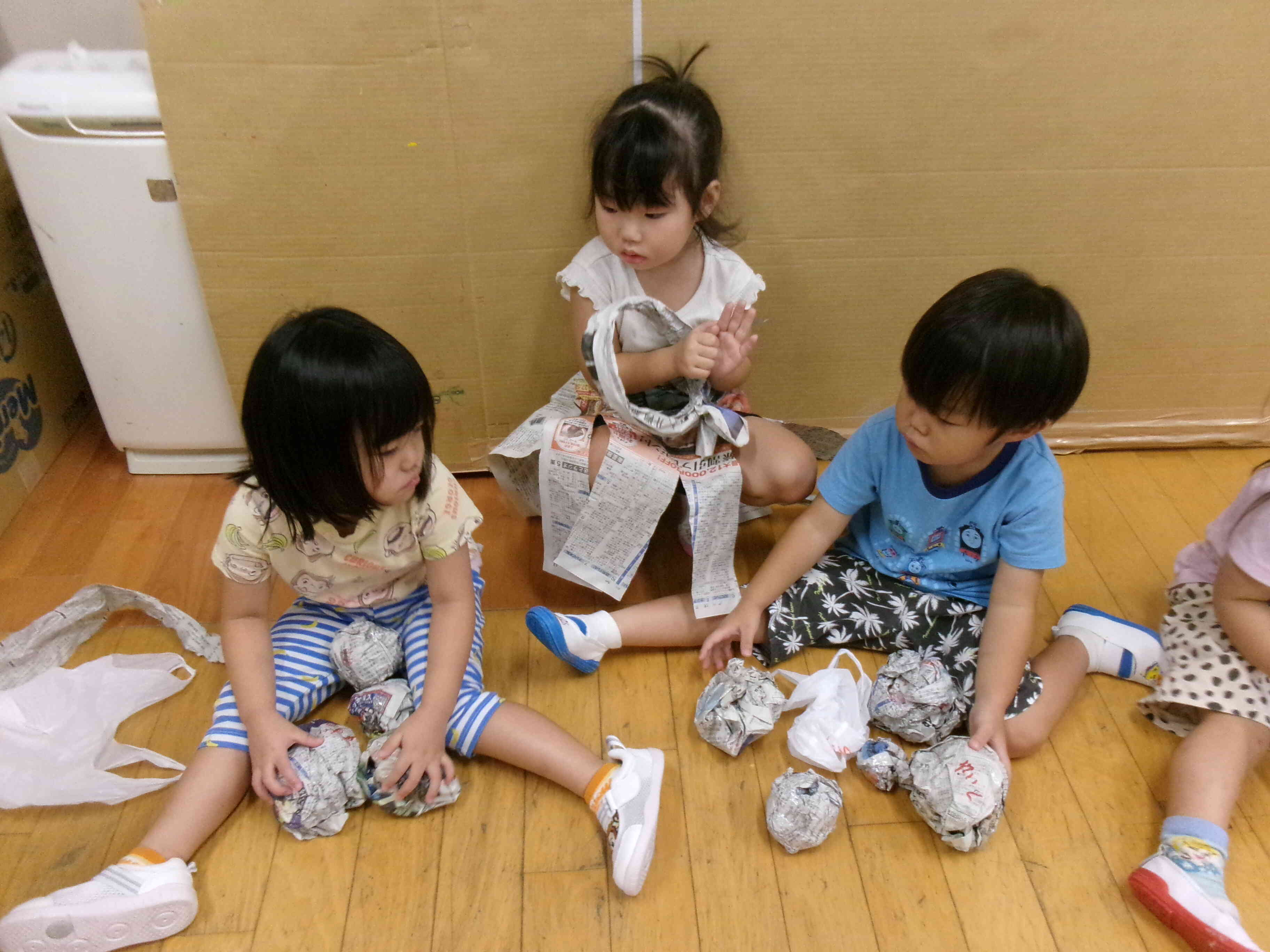 いろいろな室内遊びを楽しみました！（ぱんだぐみ）