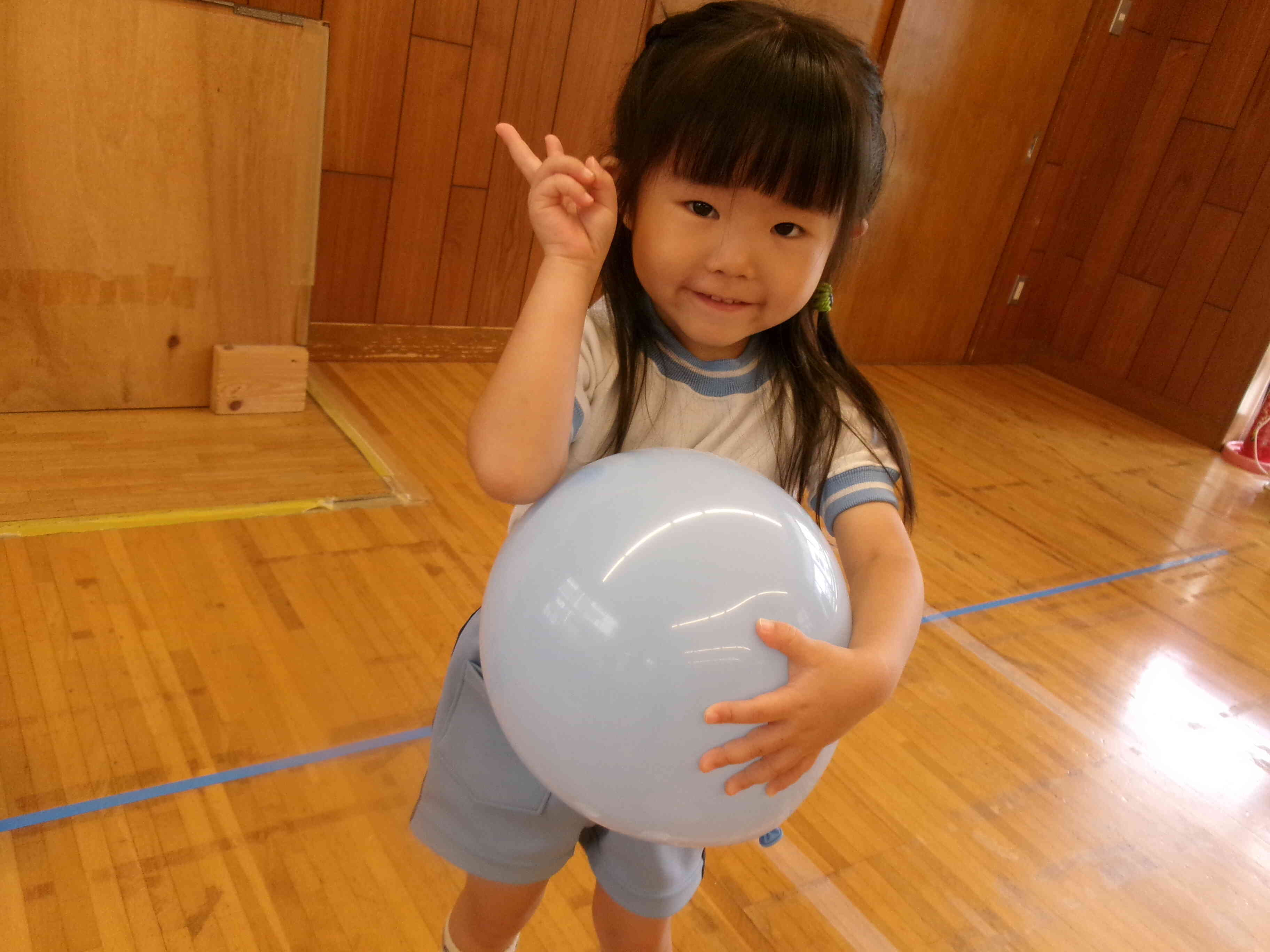 風船もらったよ～！