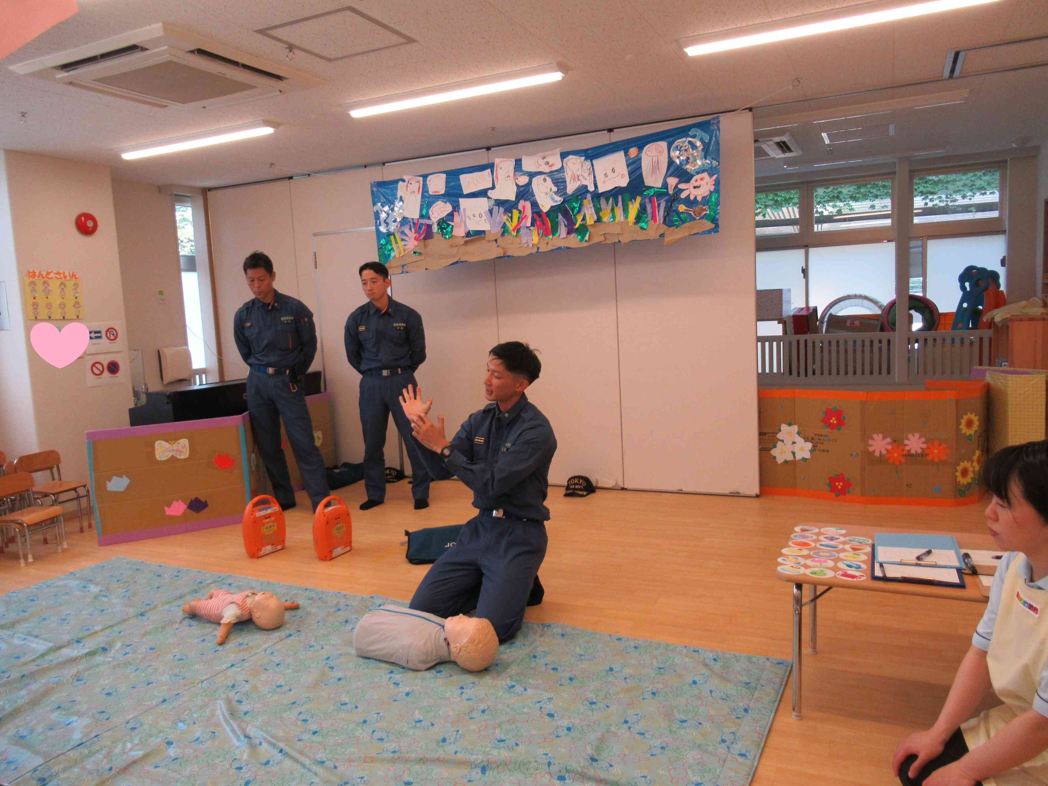 7月子育て広場（子どもの救命救急）