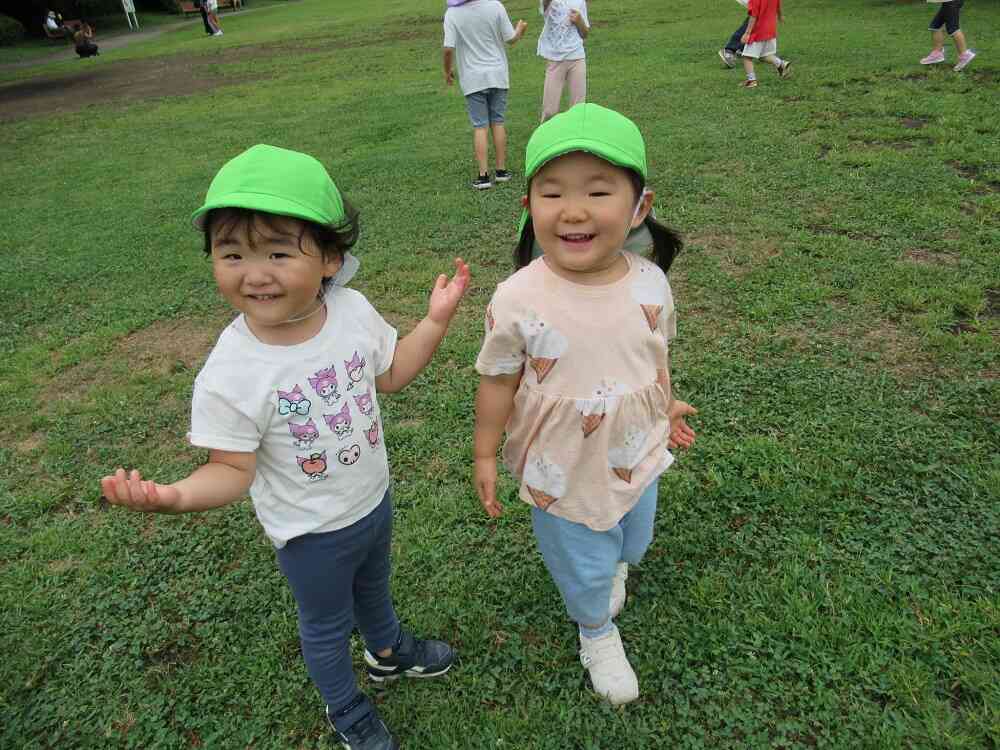 大好き＊お外遊び！うさぎ組(2歳児)