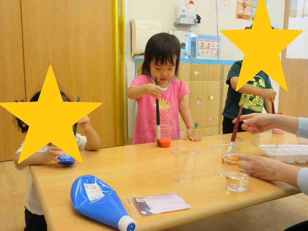 すくわくプログラム「色」②（１歳児あひる組）