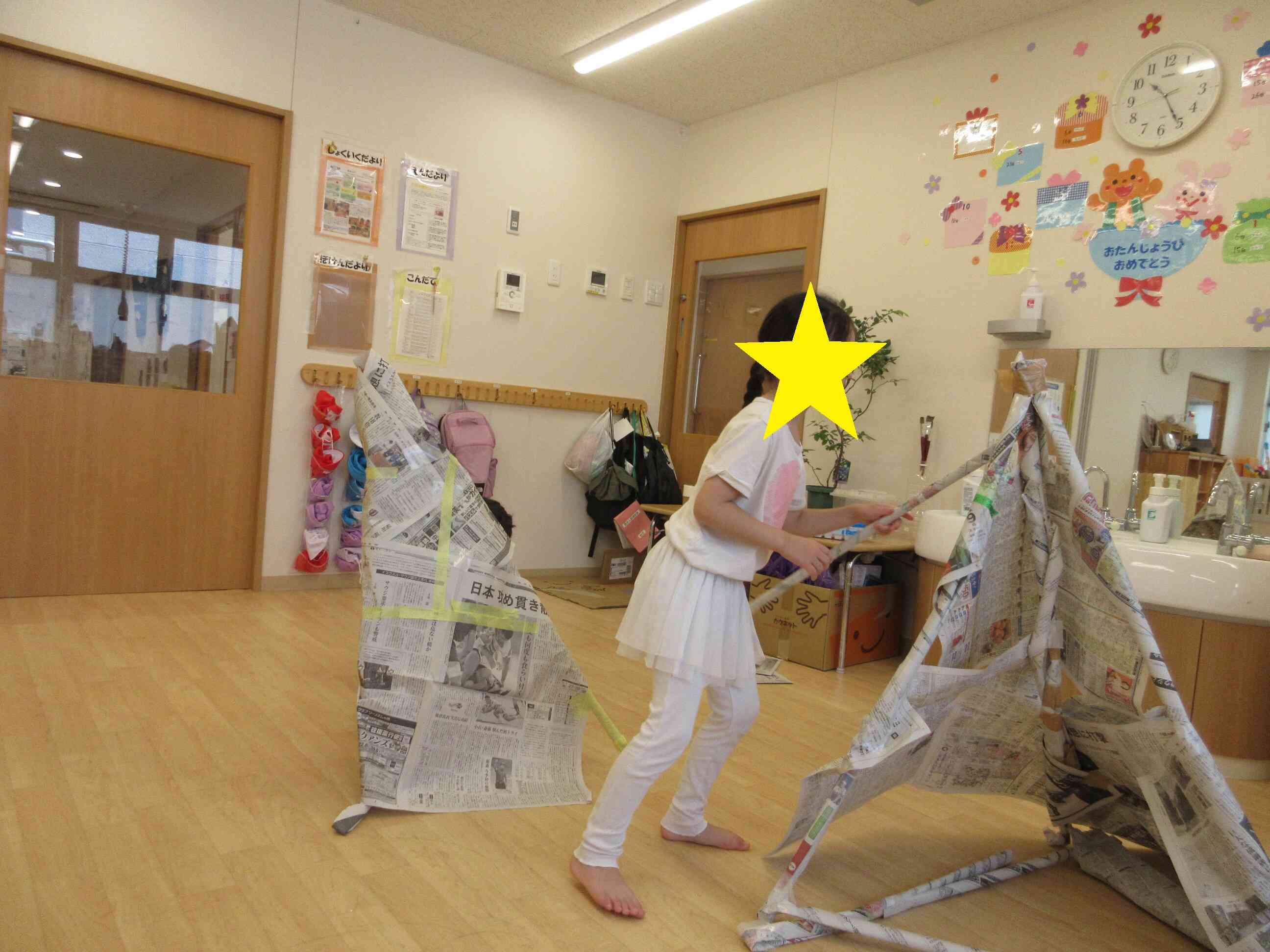 テント作り☆