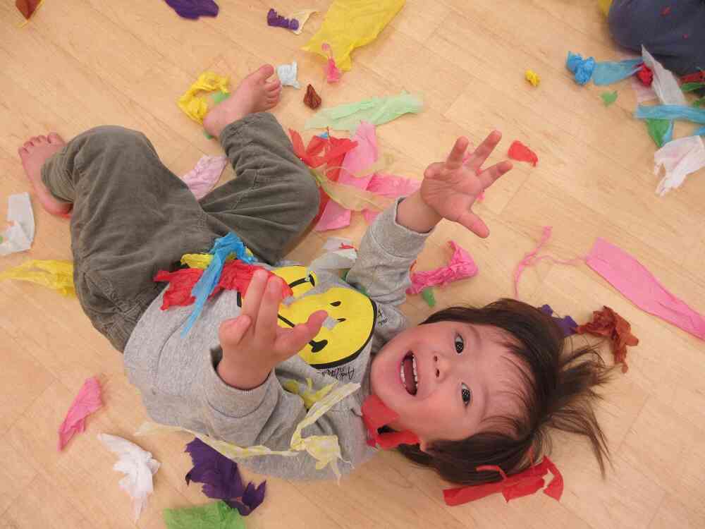 室内遊び ~1歳児あひる組~