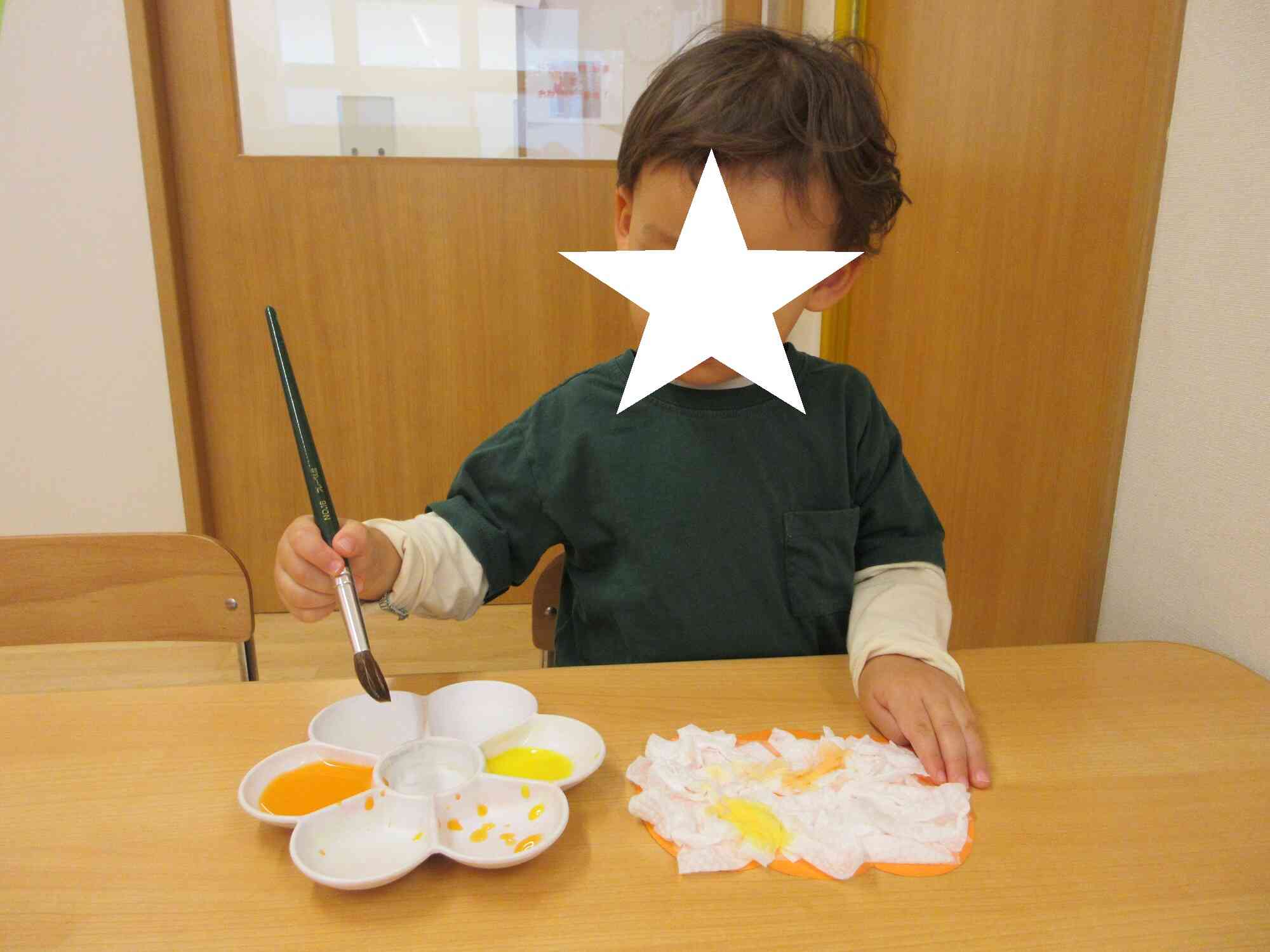 かぼちゃ色に染めてみよう！