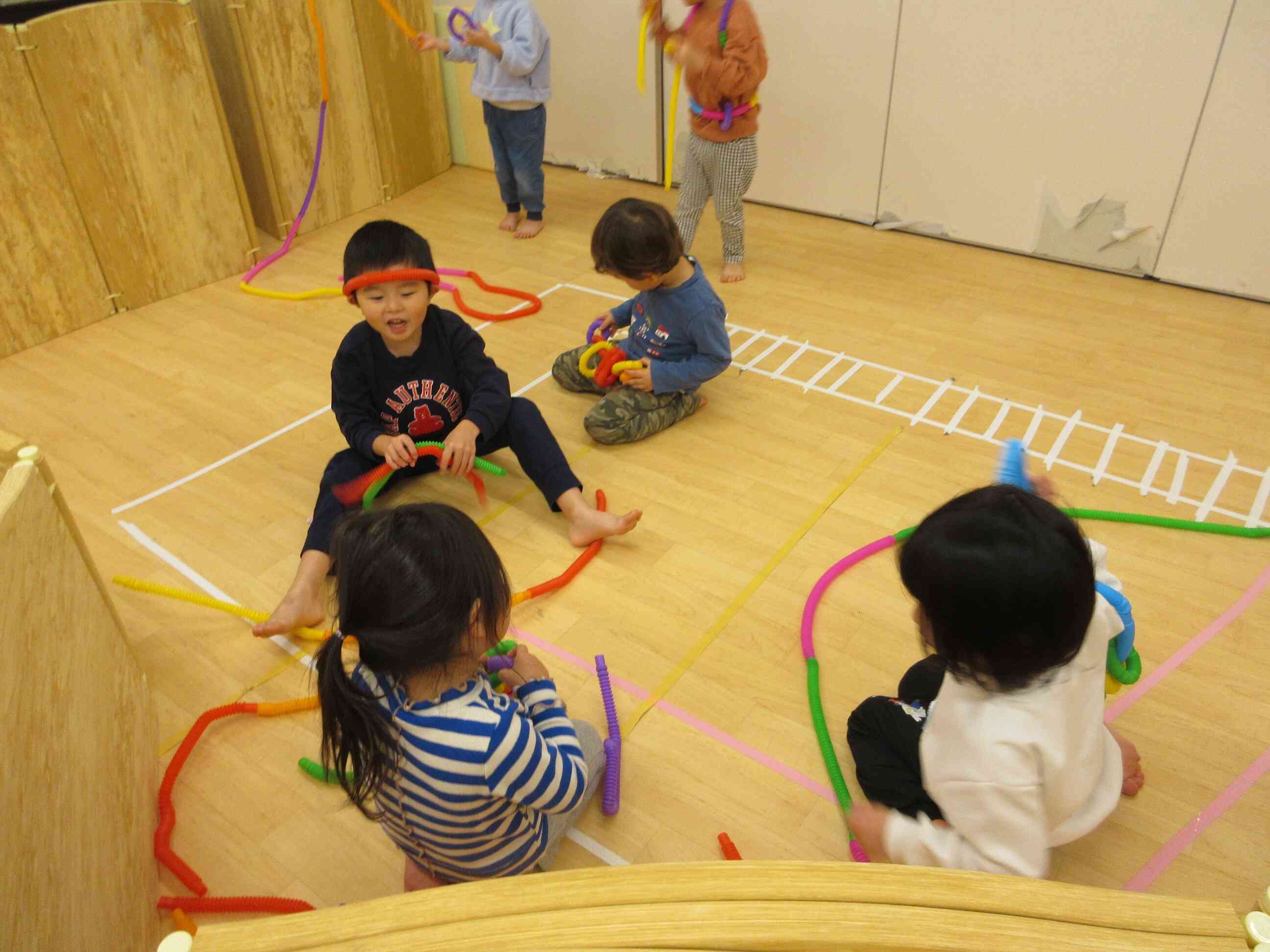 長ーいホースができたよ！