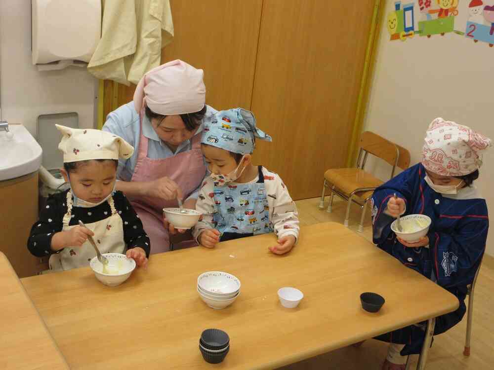 混ぜ混ぜ～♪どうなってるかな～？