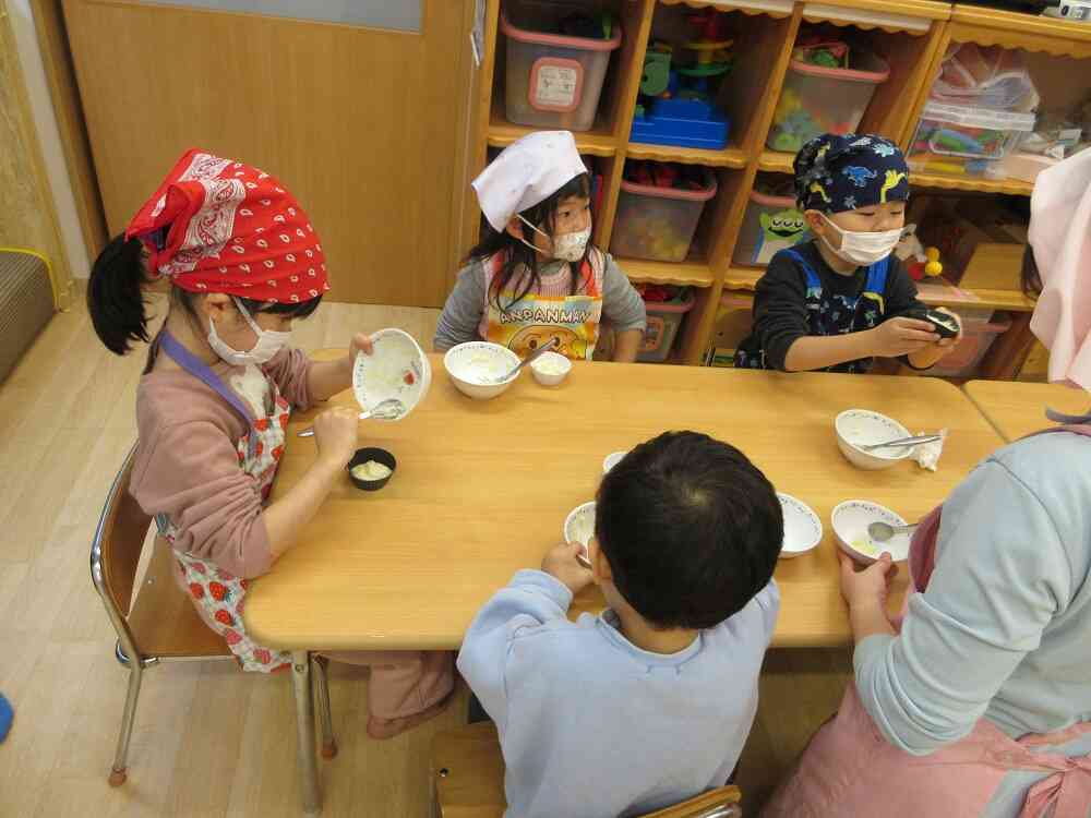 クッキング「クリスマスケーキ作り☆」