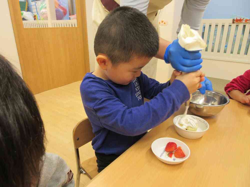 クリームはいっぱいで!!!