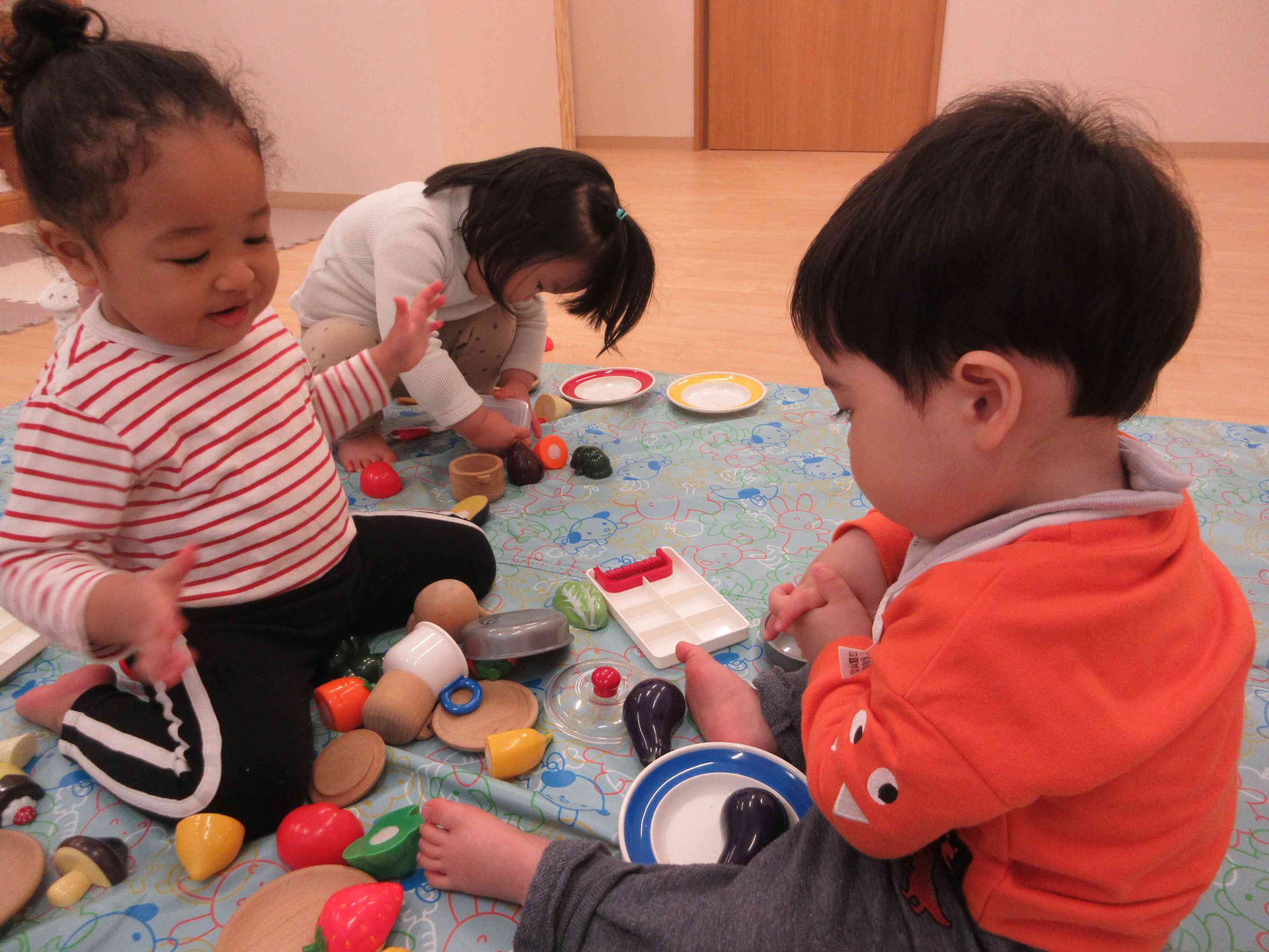 ☆夕方遊びの時間☆~0歳児~